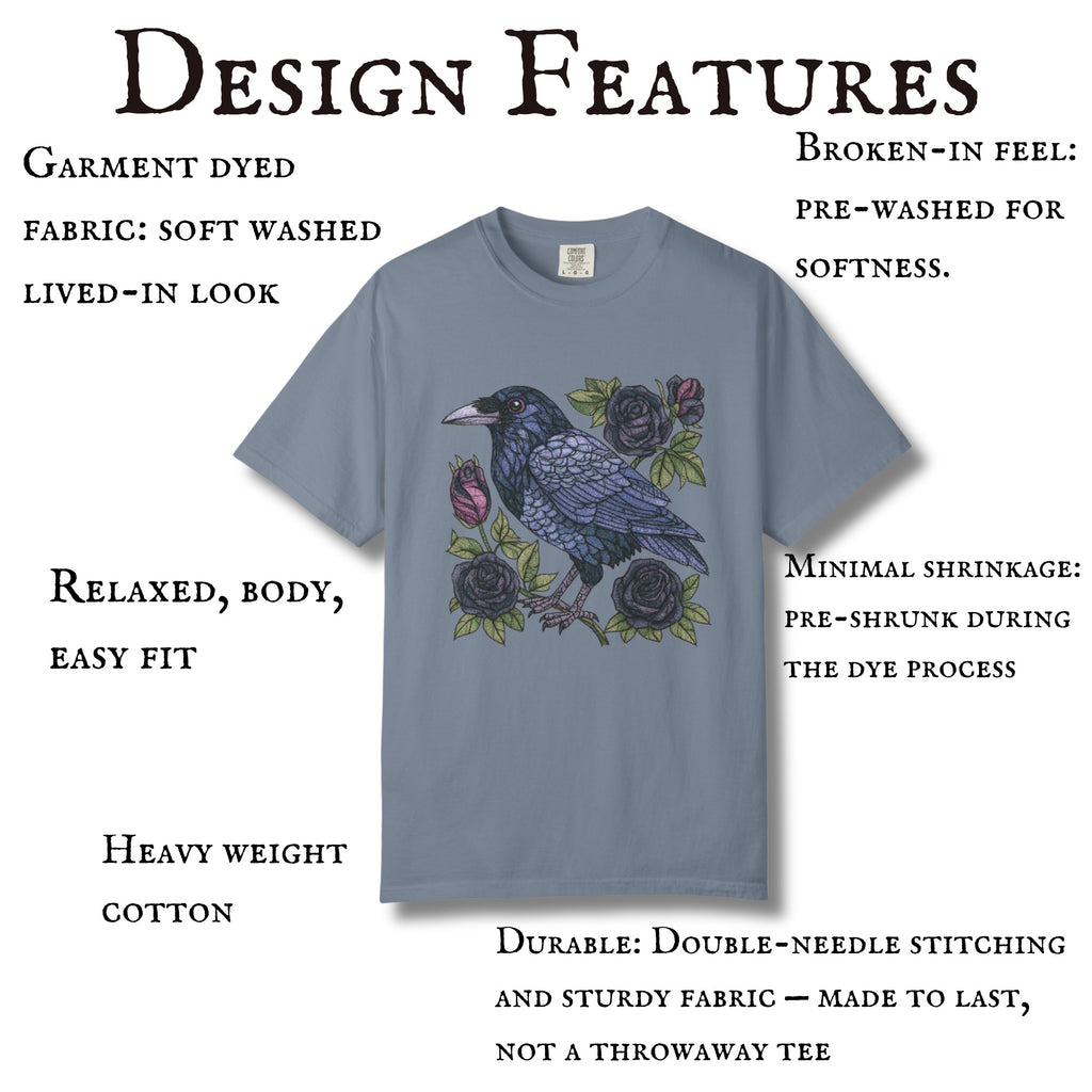 Stained Glass Raven Tee