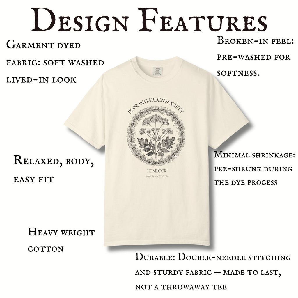 Hemlock Poison Garden Society Tee