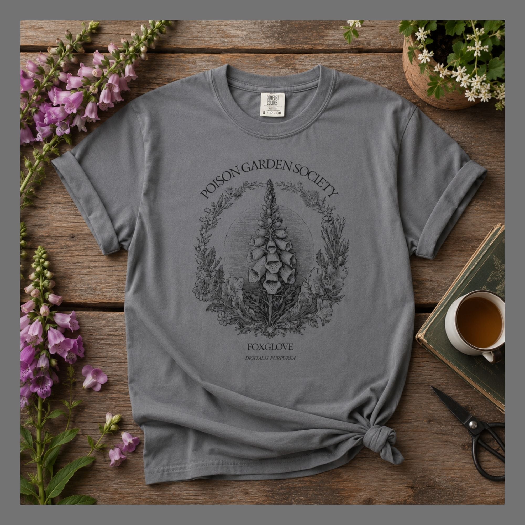 Foxglove Poison Garden Society Tee