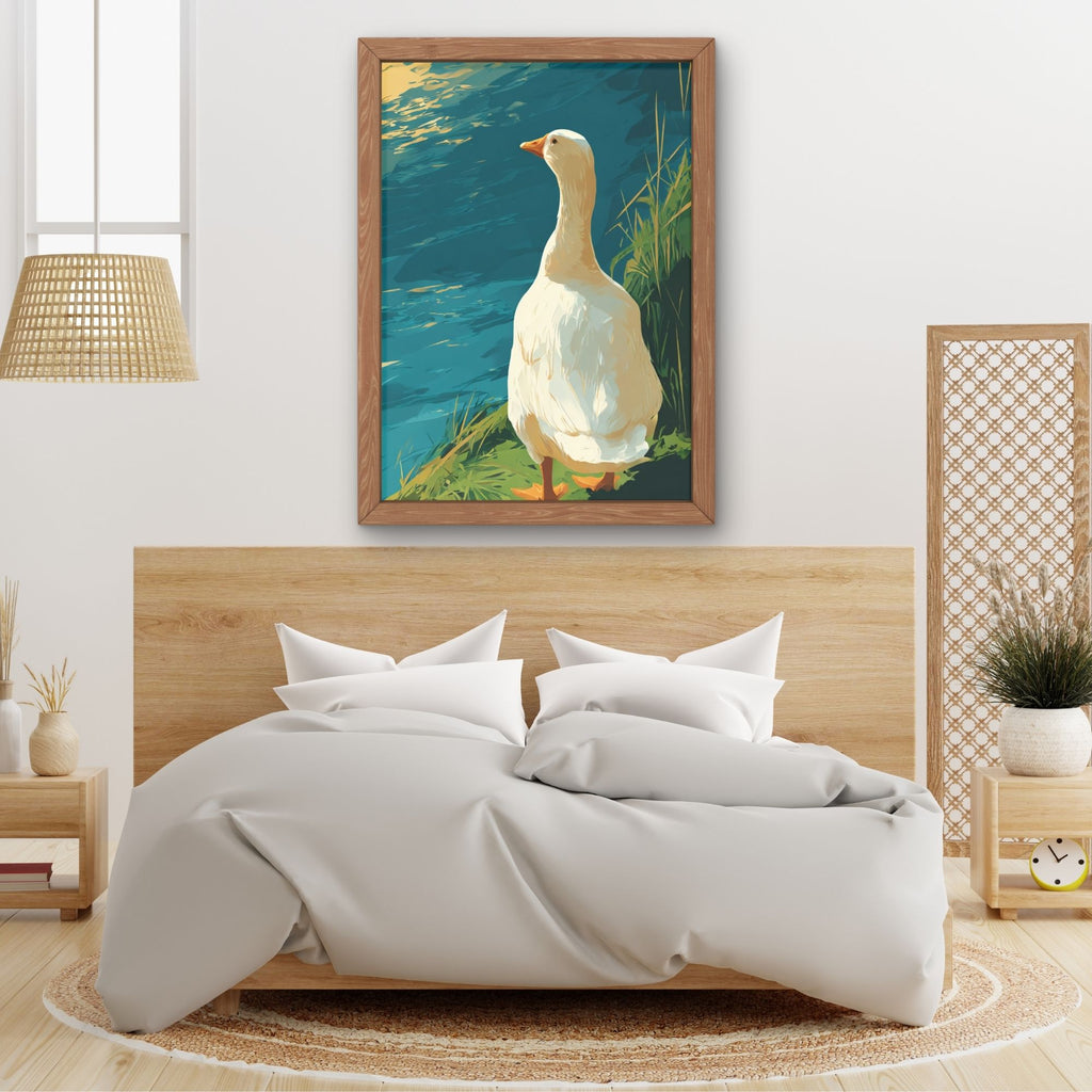 Gazing Goose Wall Art