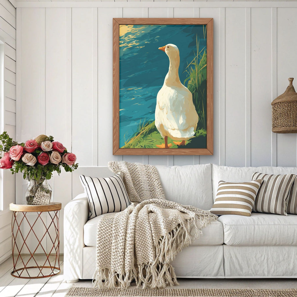 Gazing Goose Wall Art