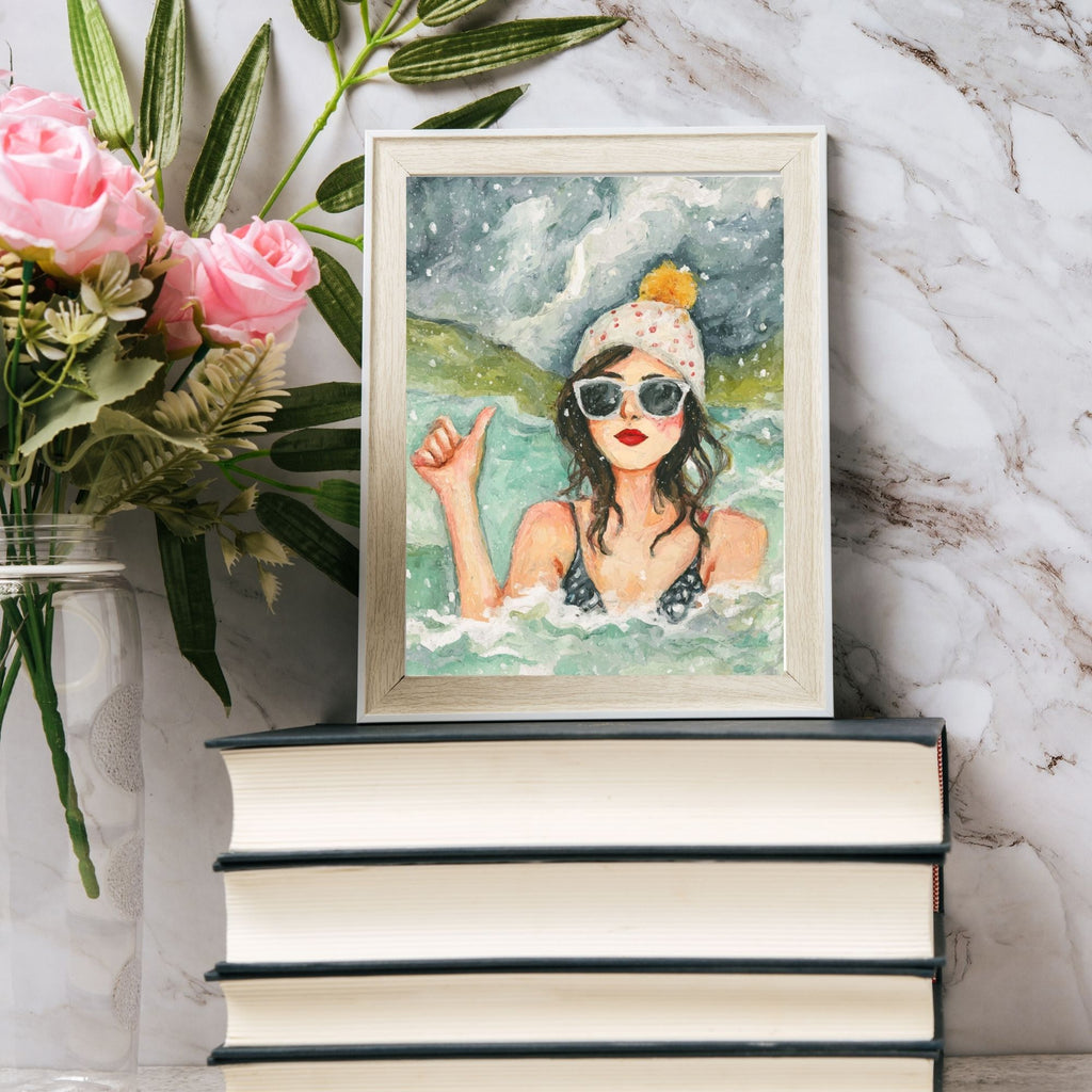 ‘I’m OK’ Wild Swim Wall Art