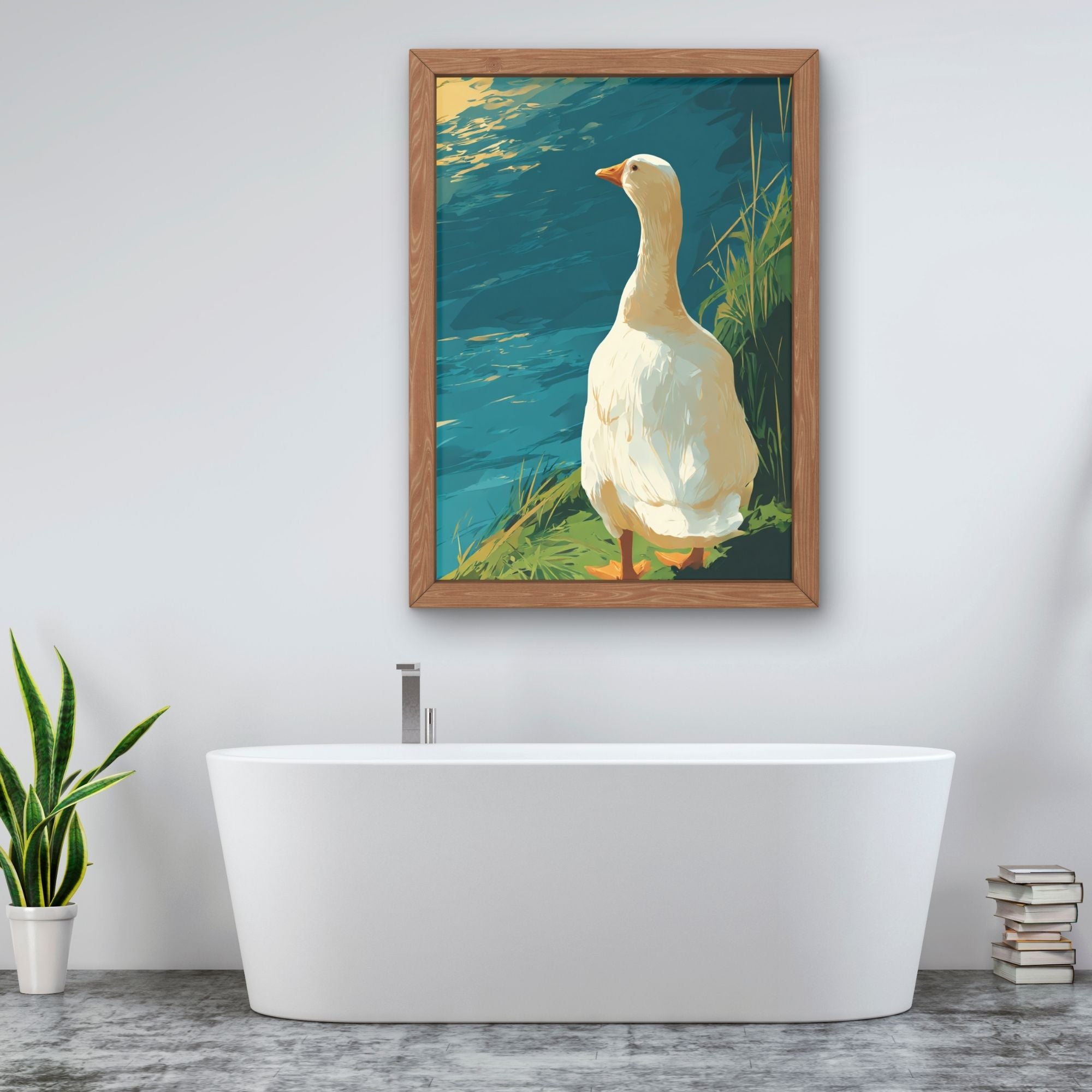 Gazing Goose Wall Art
