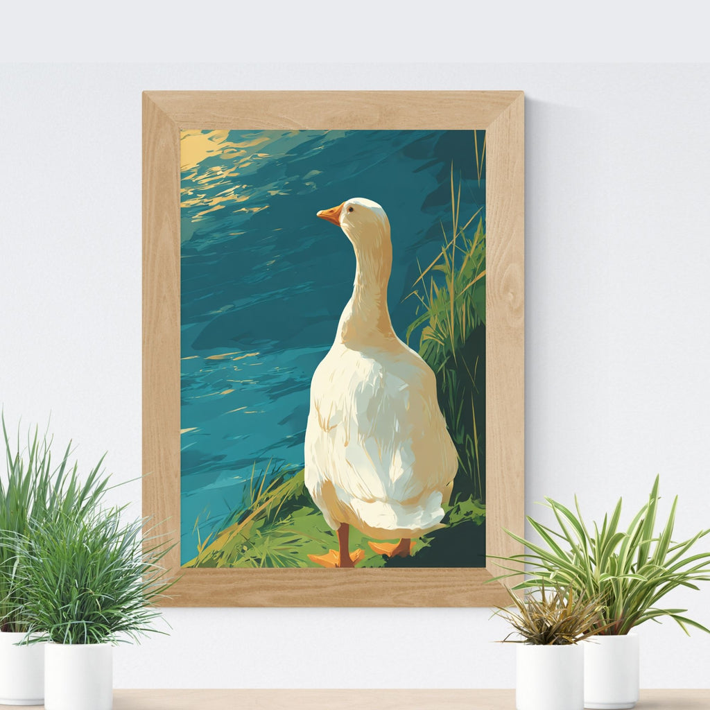 Gazing Goose Wall Art