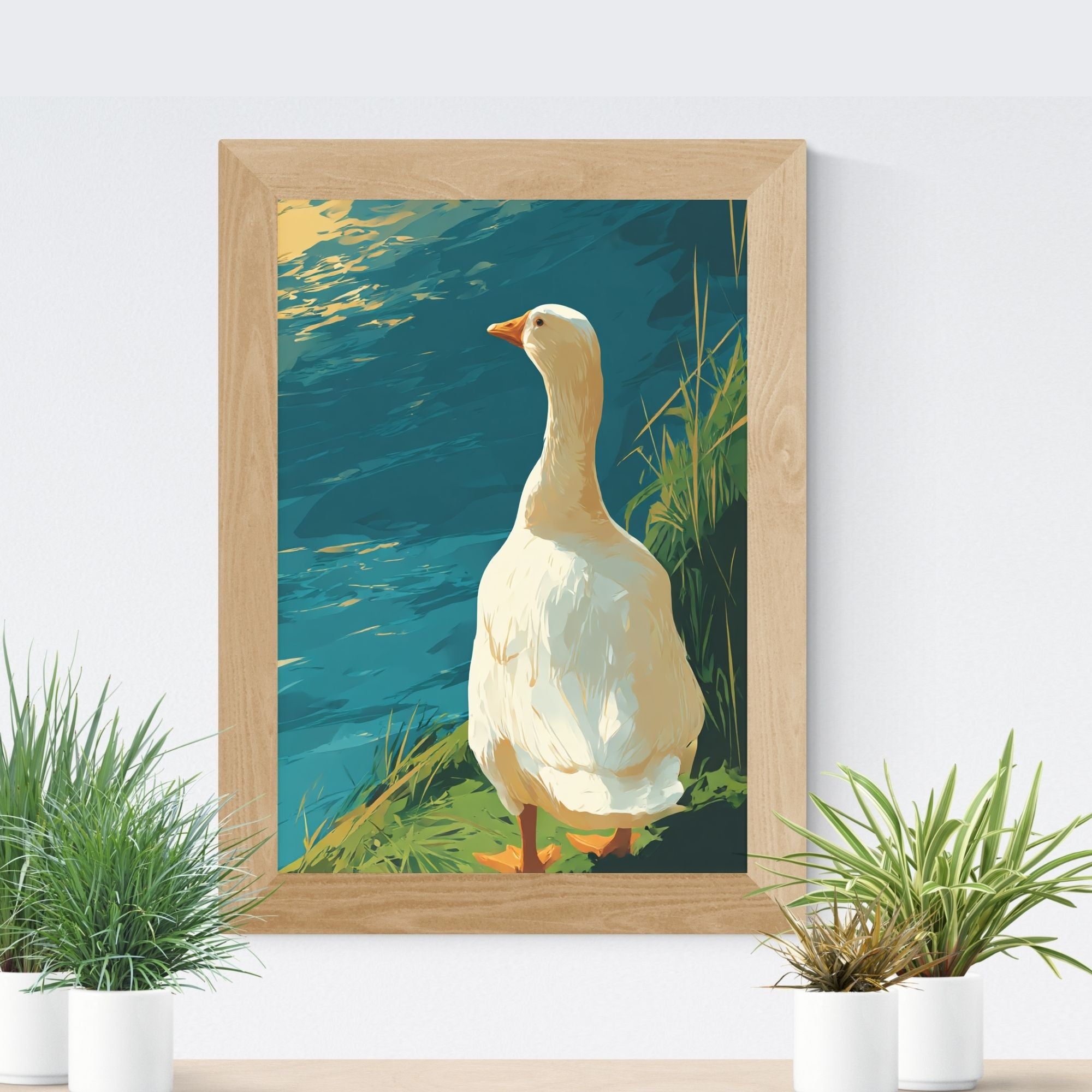 Gazing Goose Wall Art