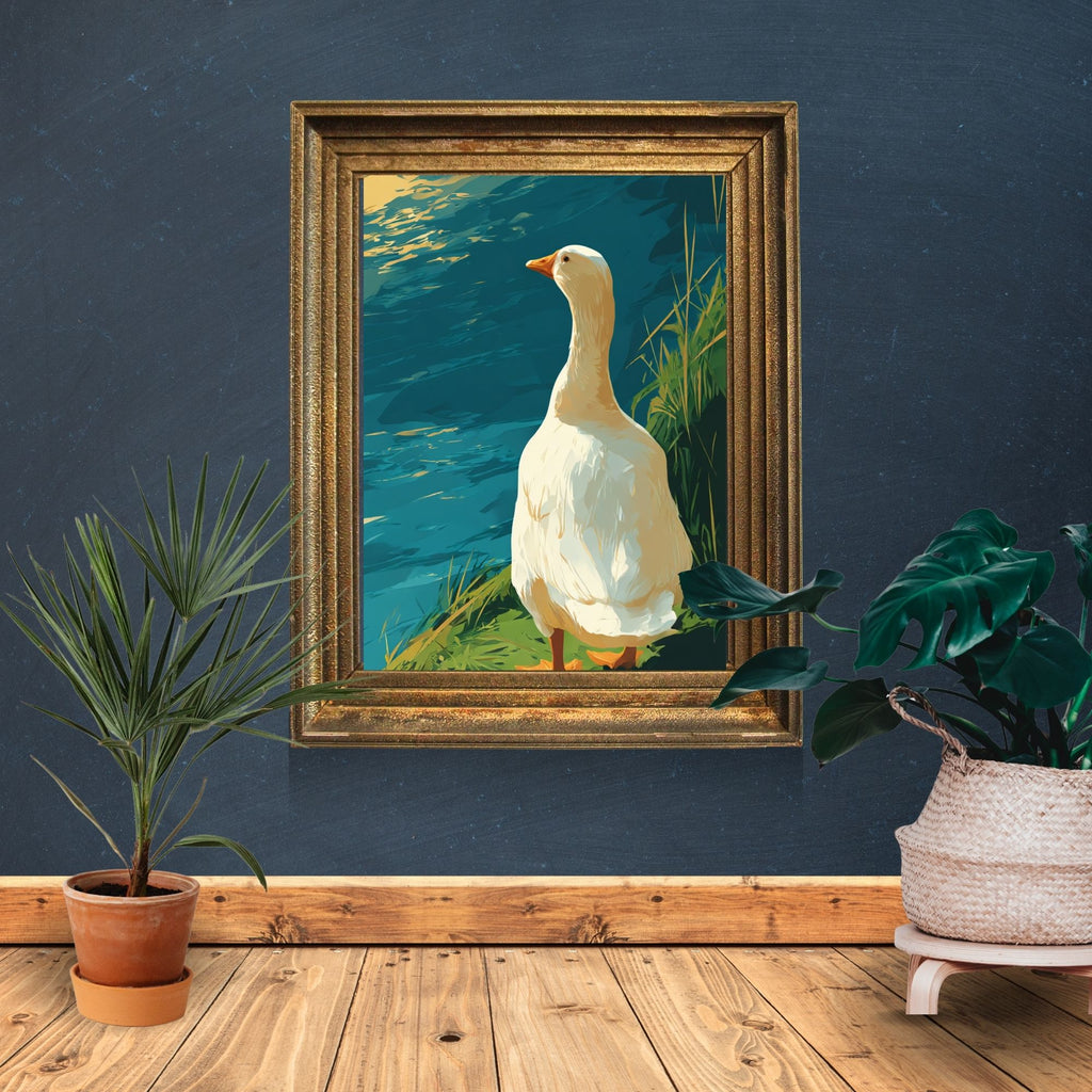 Gazing Goose Wall Art