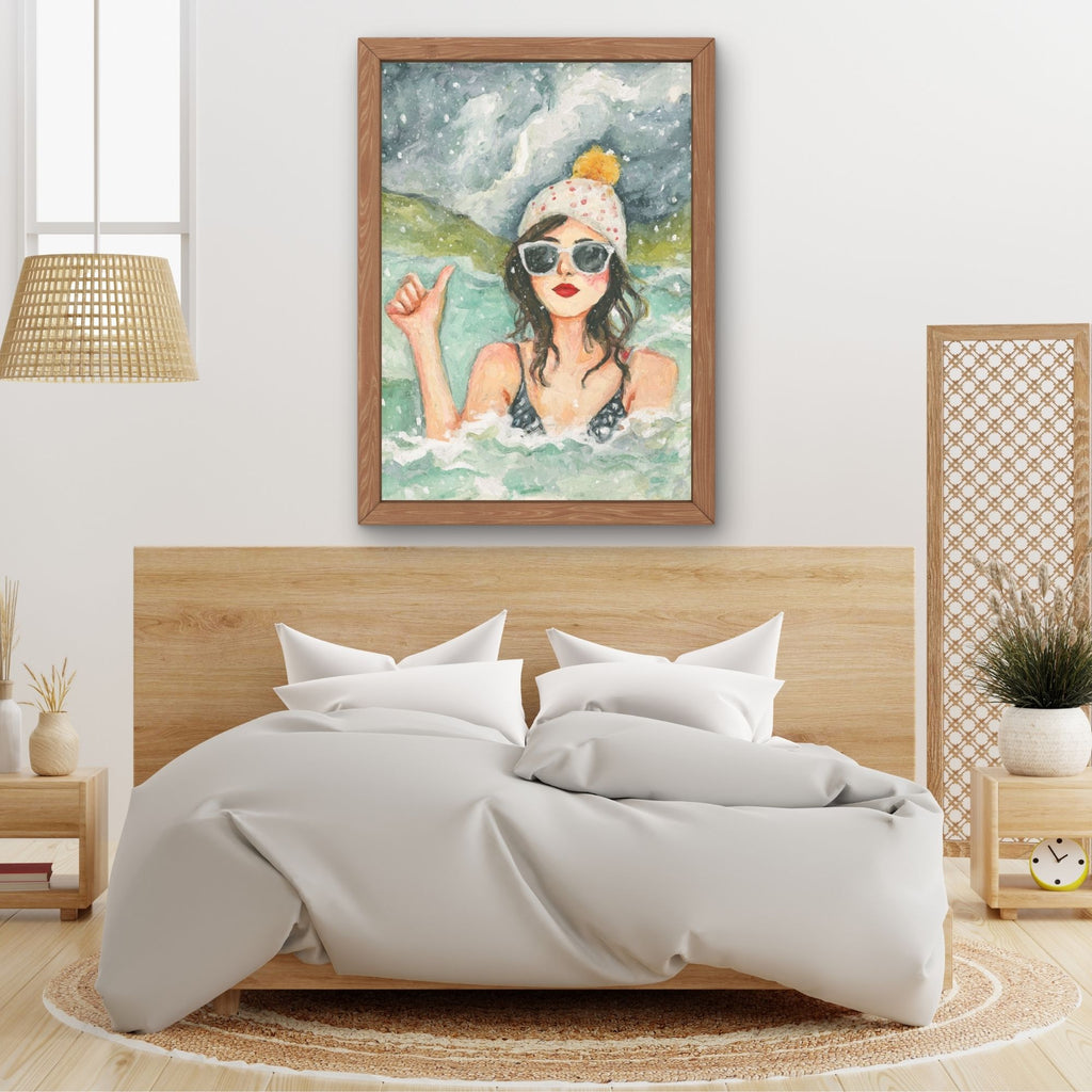 ‘I’m OK’ Wild Swim Wall Art