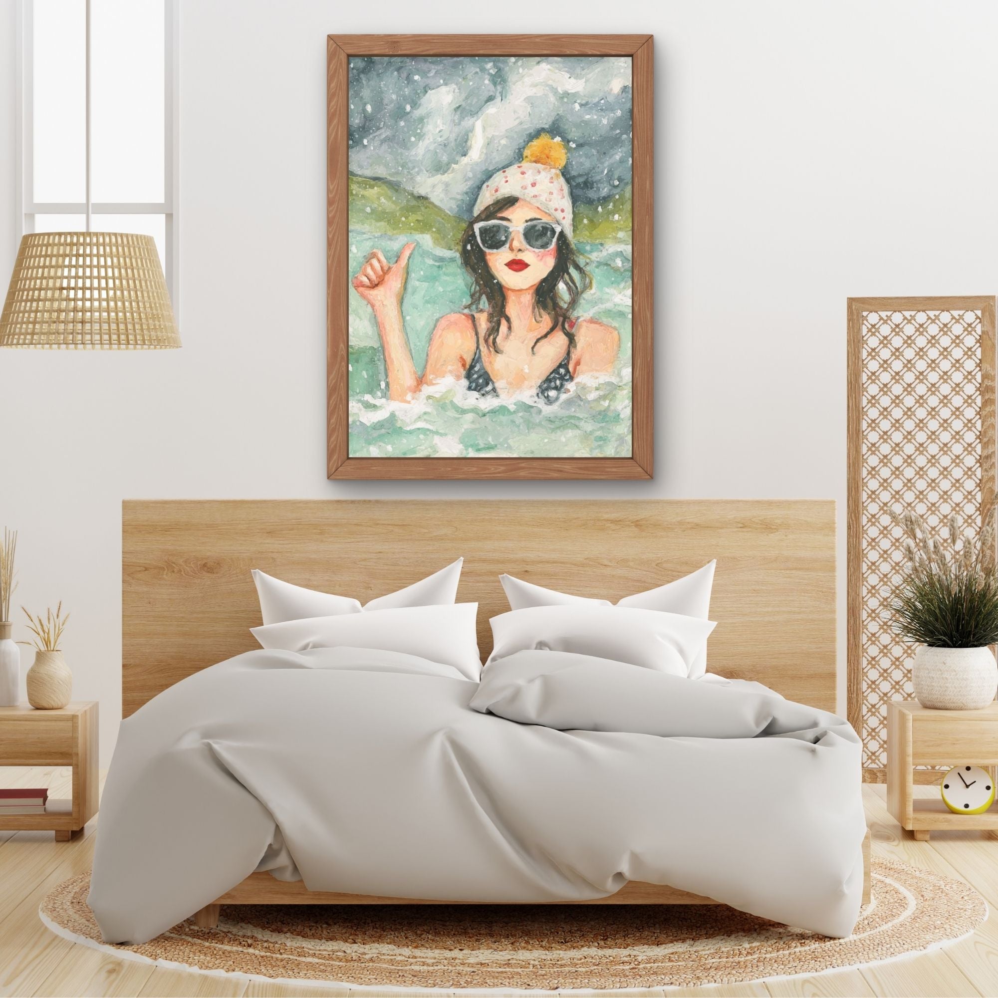 ‘I’m OK’ Wild Swim Wall Art