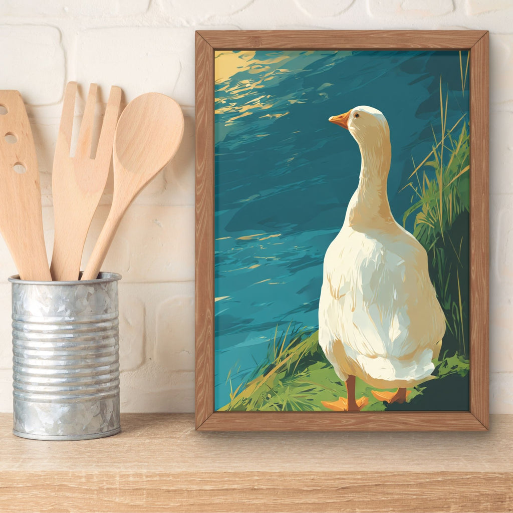 Gazing Goose Wall Art