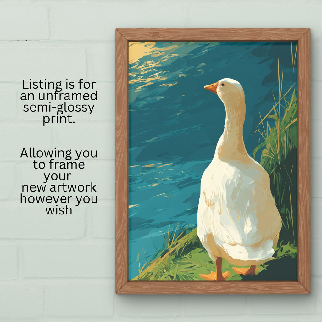 Gazing Goose Wall Art