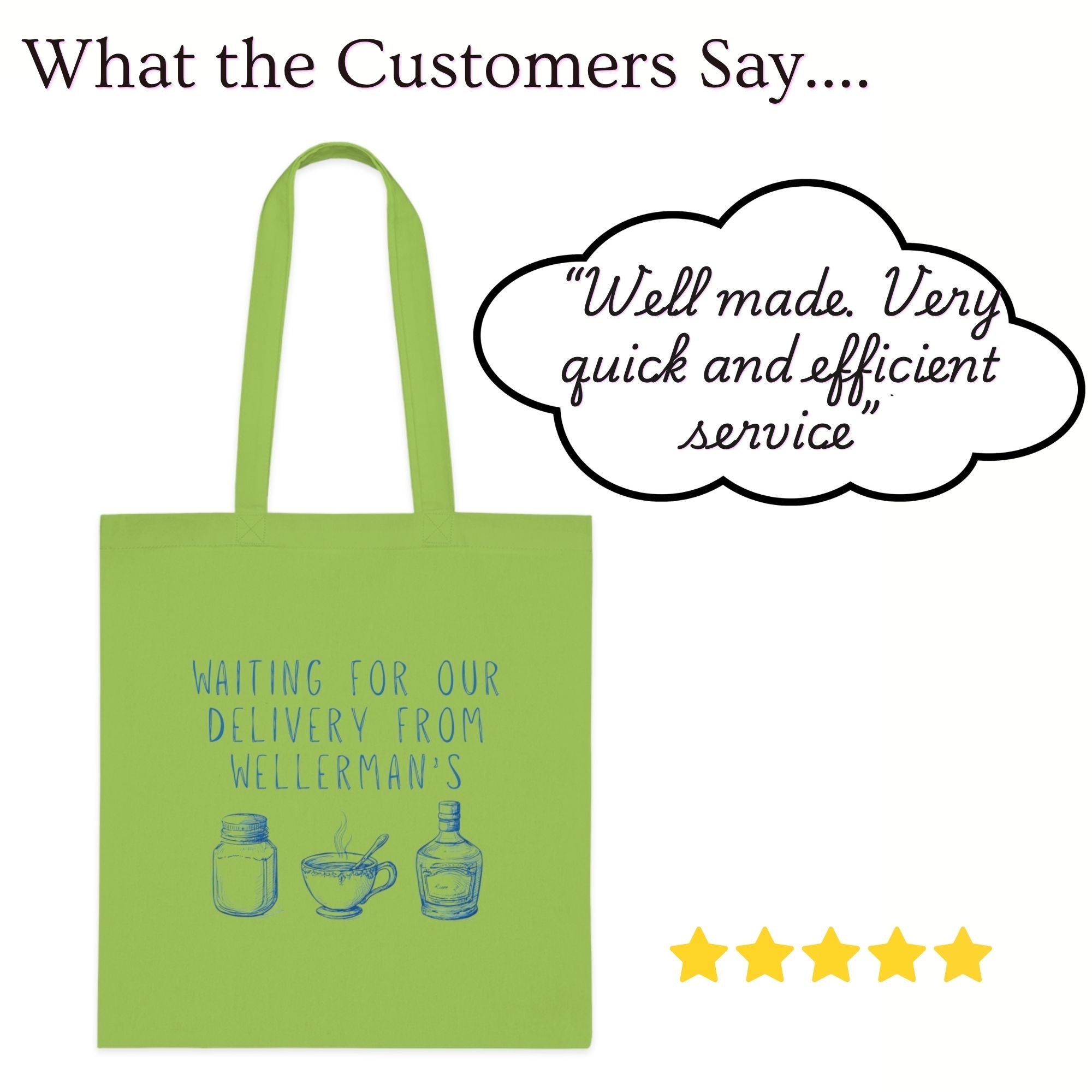 ‘Waiting for the Wellerman’ Cotton Tote Bag