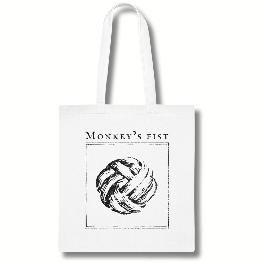 Monkey’s Fist Knot Cotton Tote Bag