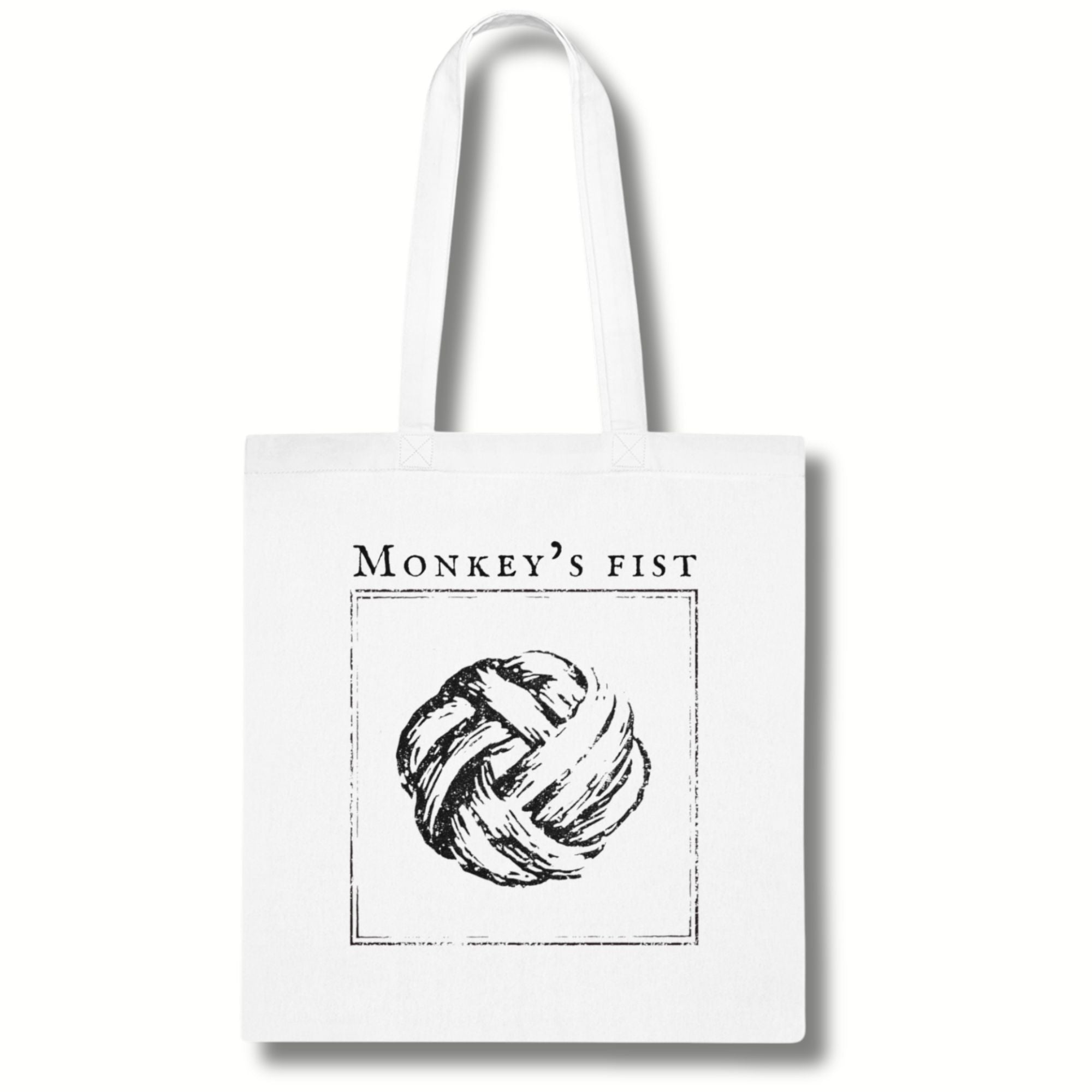 Monkey’s Fist Knot Cotton Tote Bag