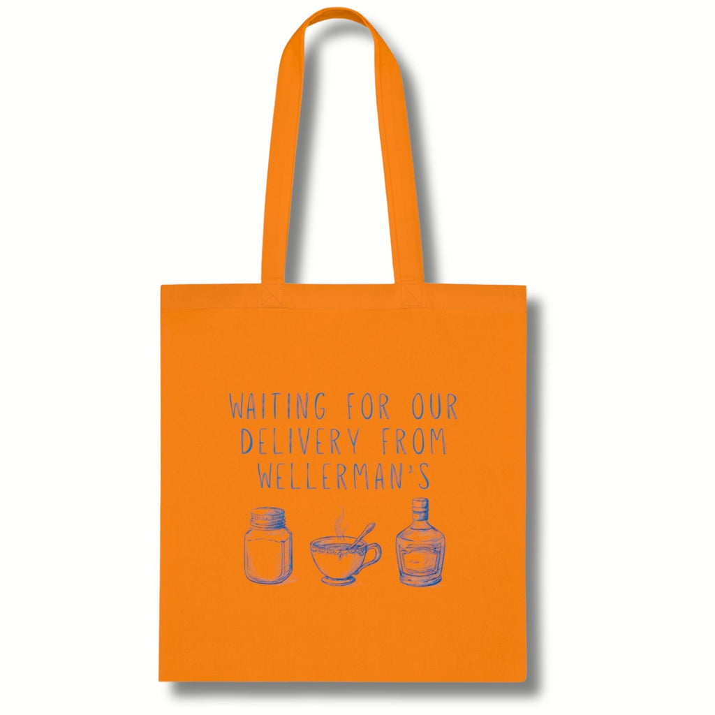 ‘Waiting for the Wellerman’ Cotton Tote Bag
