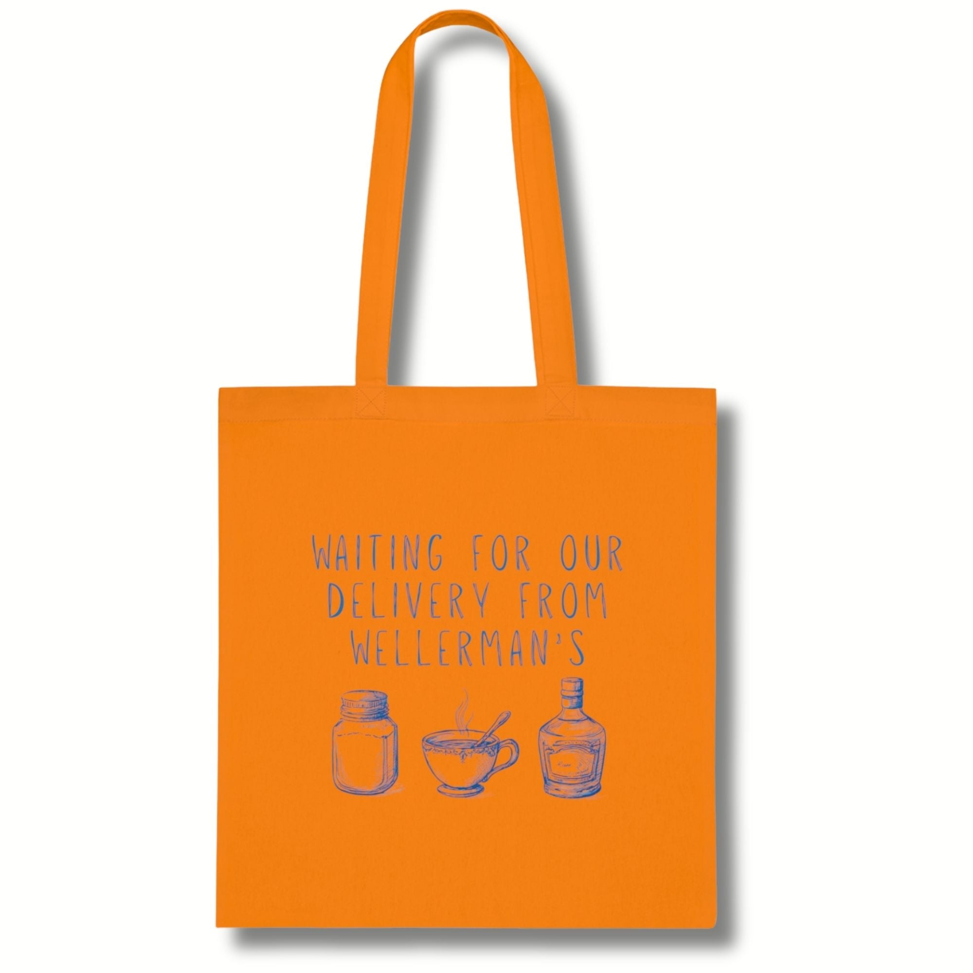 ‘Waiting for the Wellerman’ Cotton Tote Bag