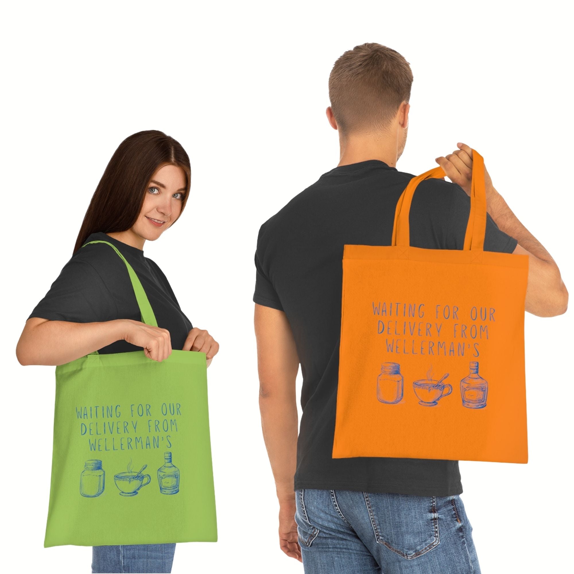 ‘Waiting for the Wellerman’ Cotton Tote Bag