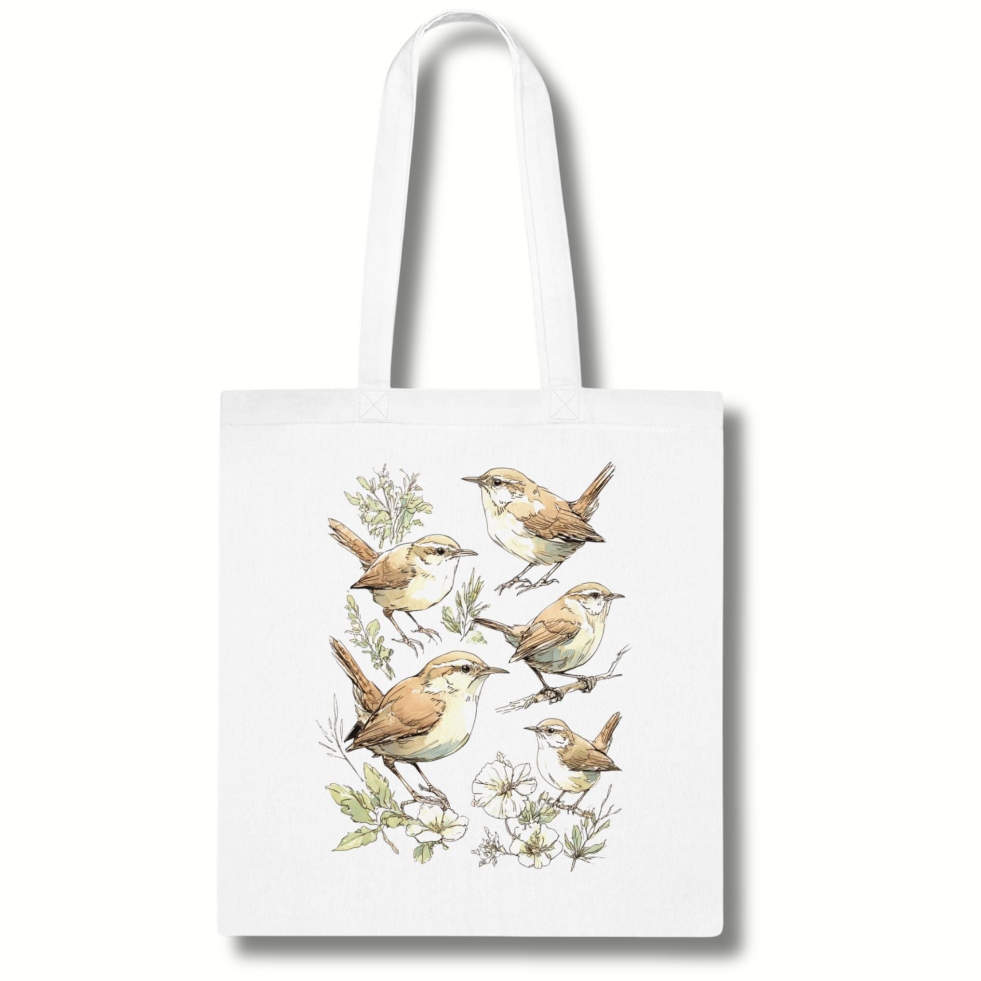 Wren Cotton Tote Bag