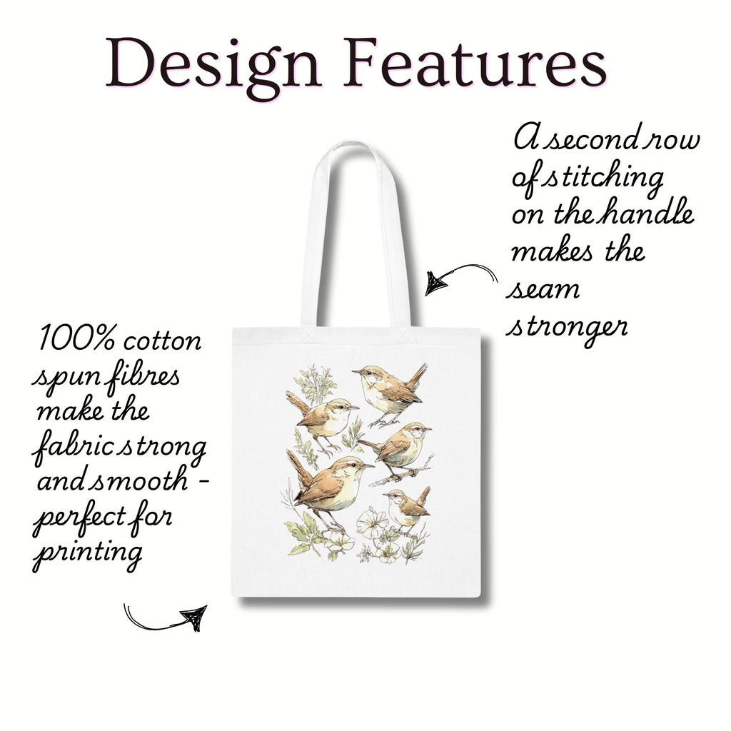 Wren Cotton Tote Bag