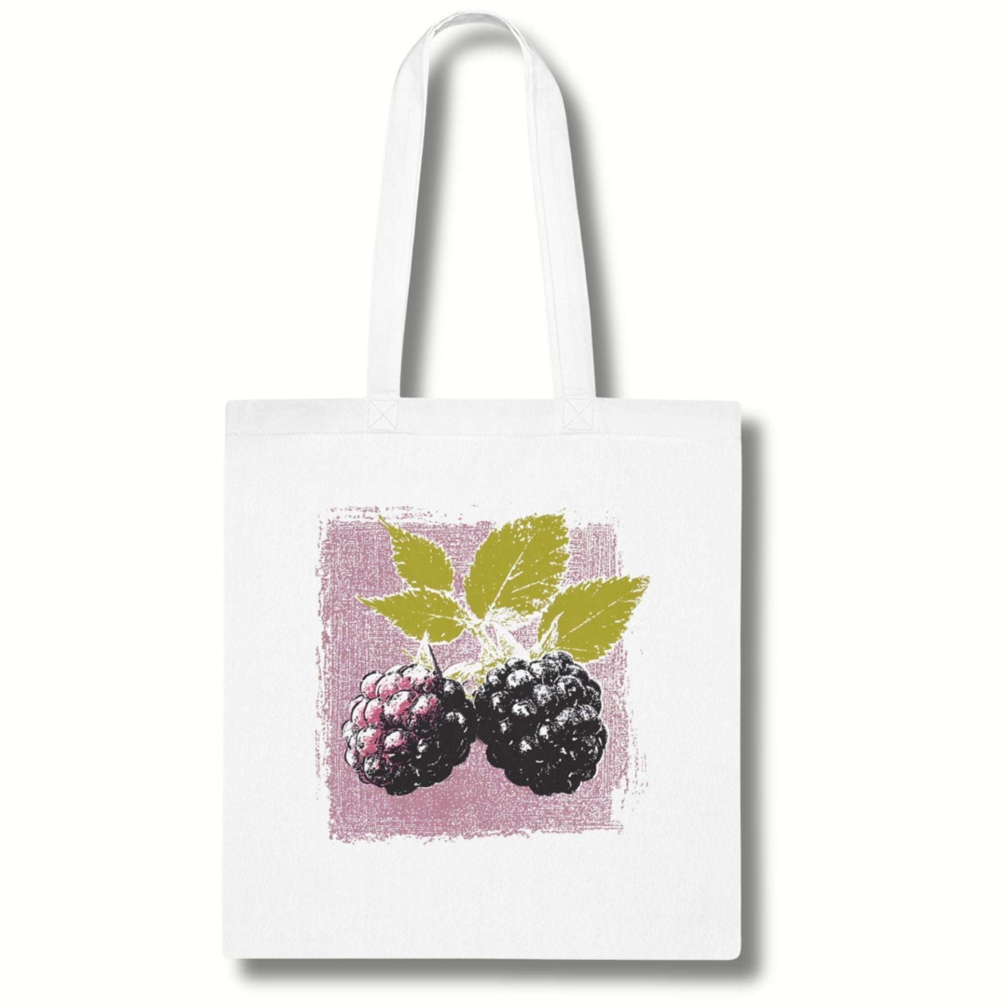Blackberry Cotton Tote Bag