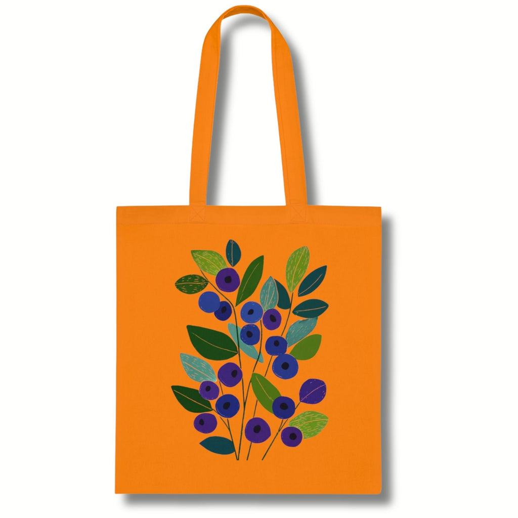 Bilberry Cotton Tote Bag