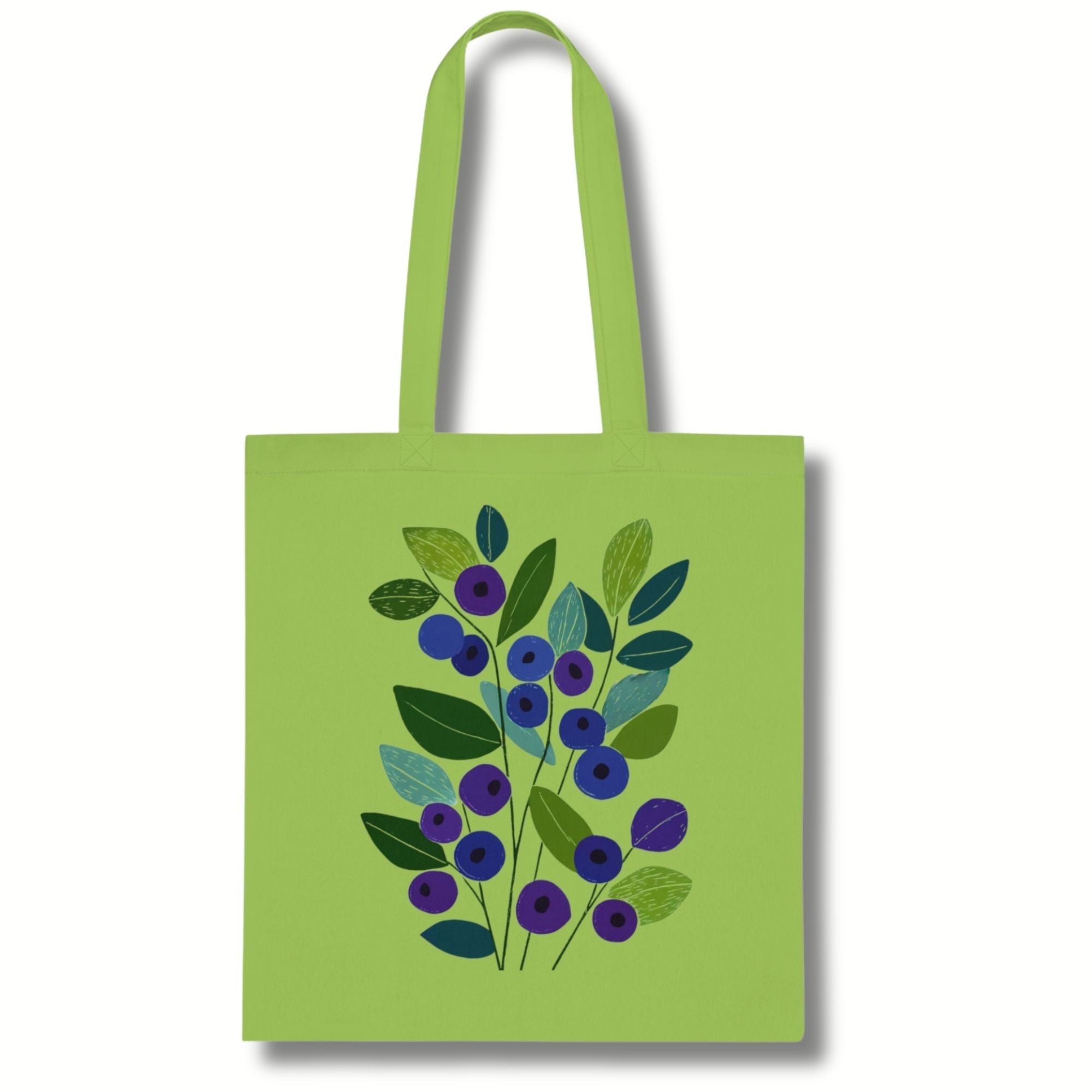 Bilberry Cotton Tote Bag