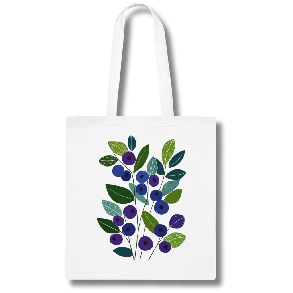 Bilberry Cotton Tote Bag