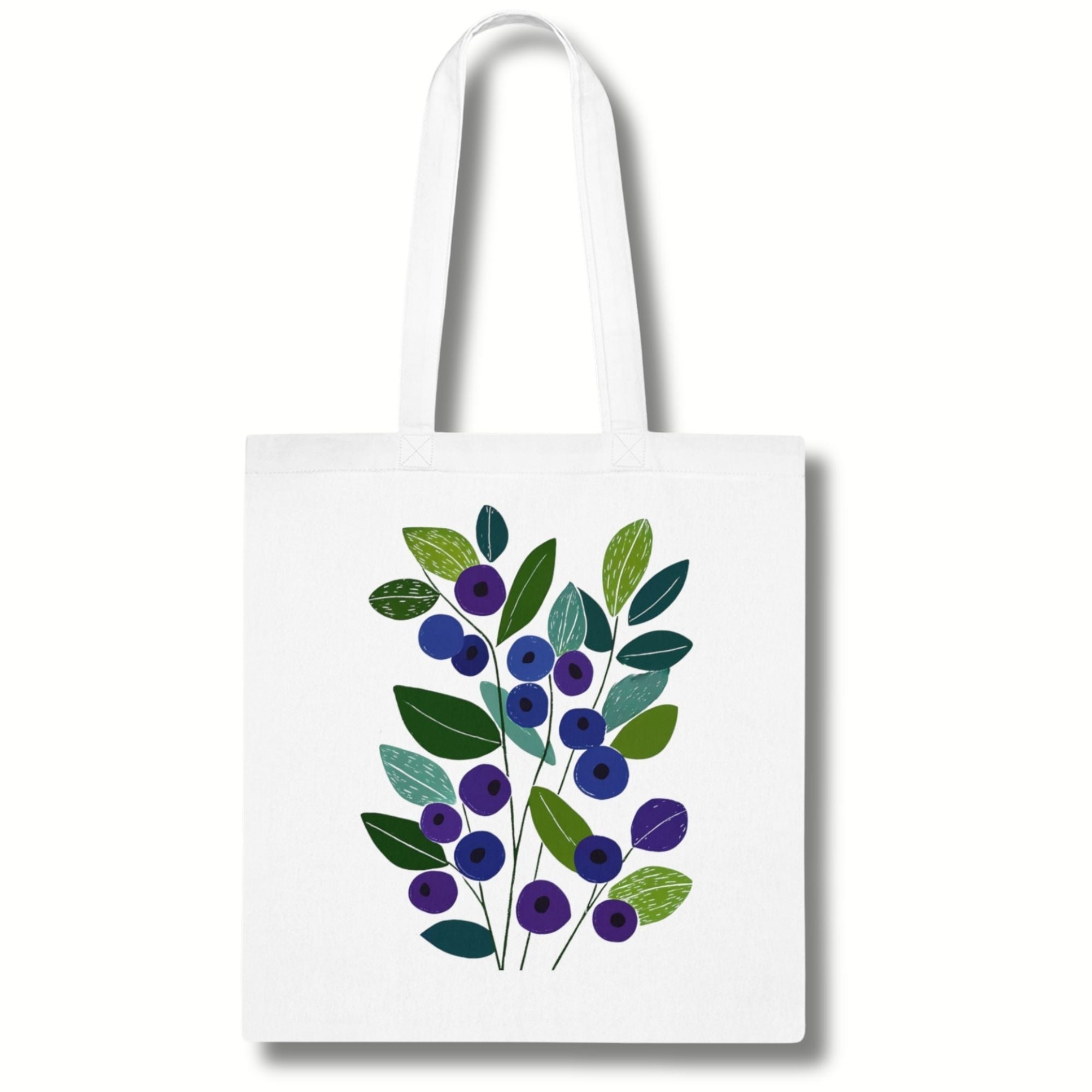 Bilberry Cotton Tote Bag