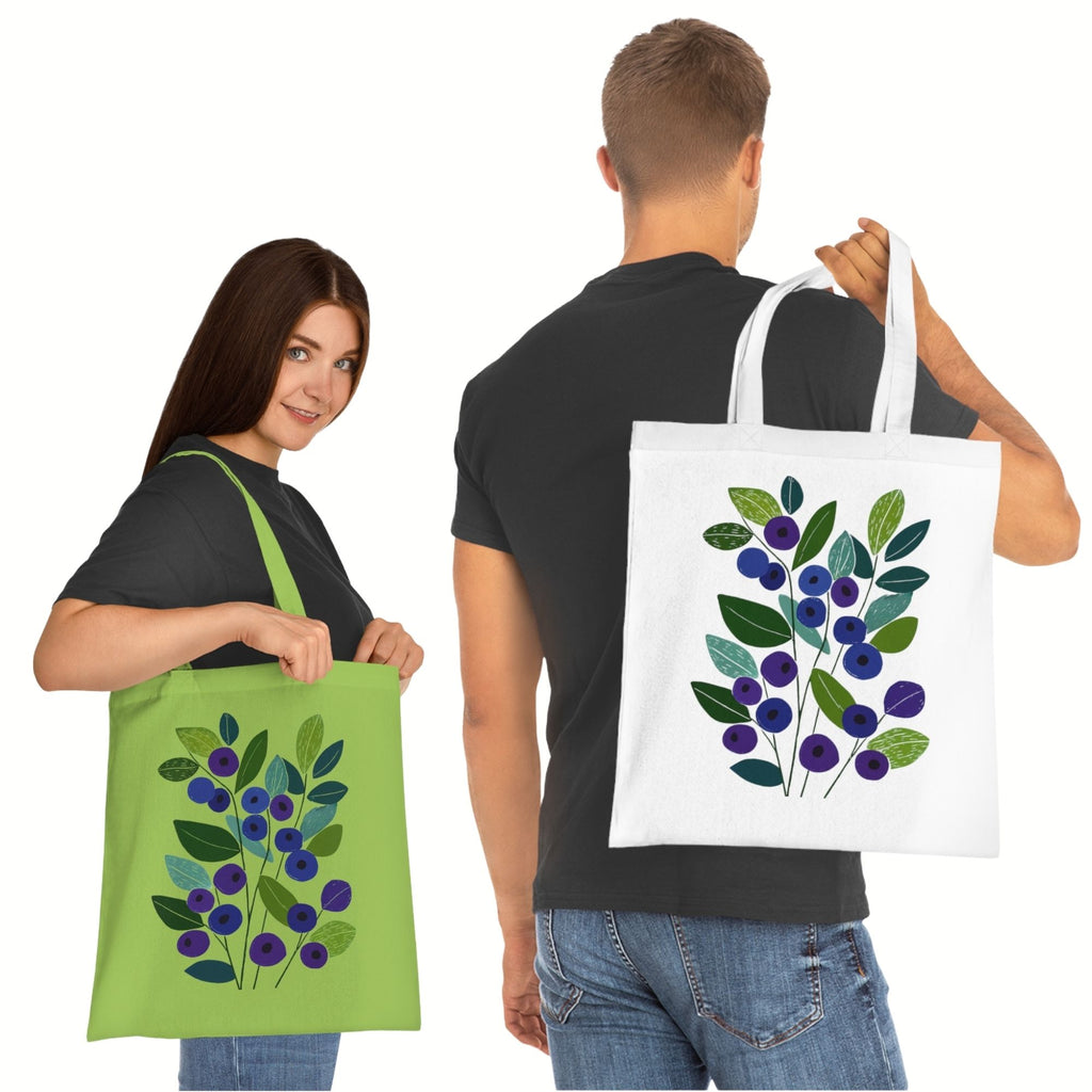 Bilberry Cotton Tote Bag