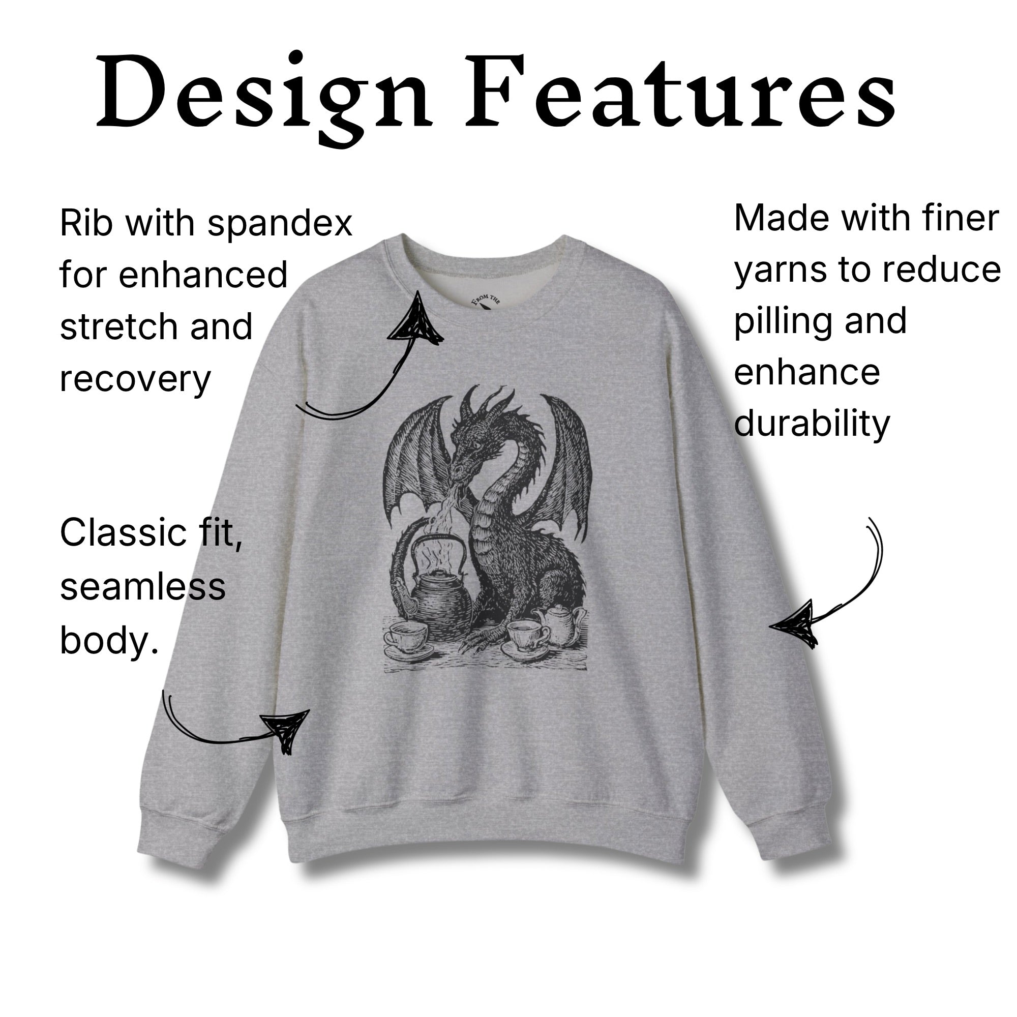 The Dragon That Came to Tea Sweatshirt