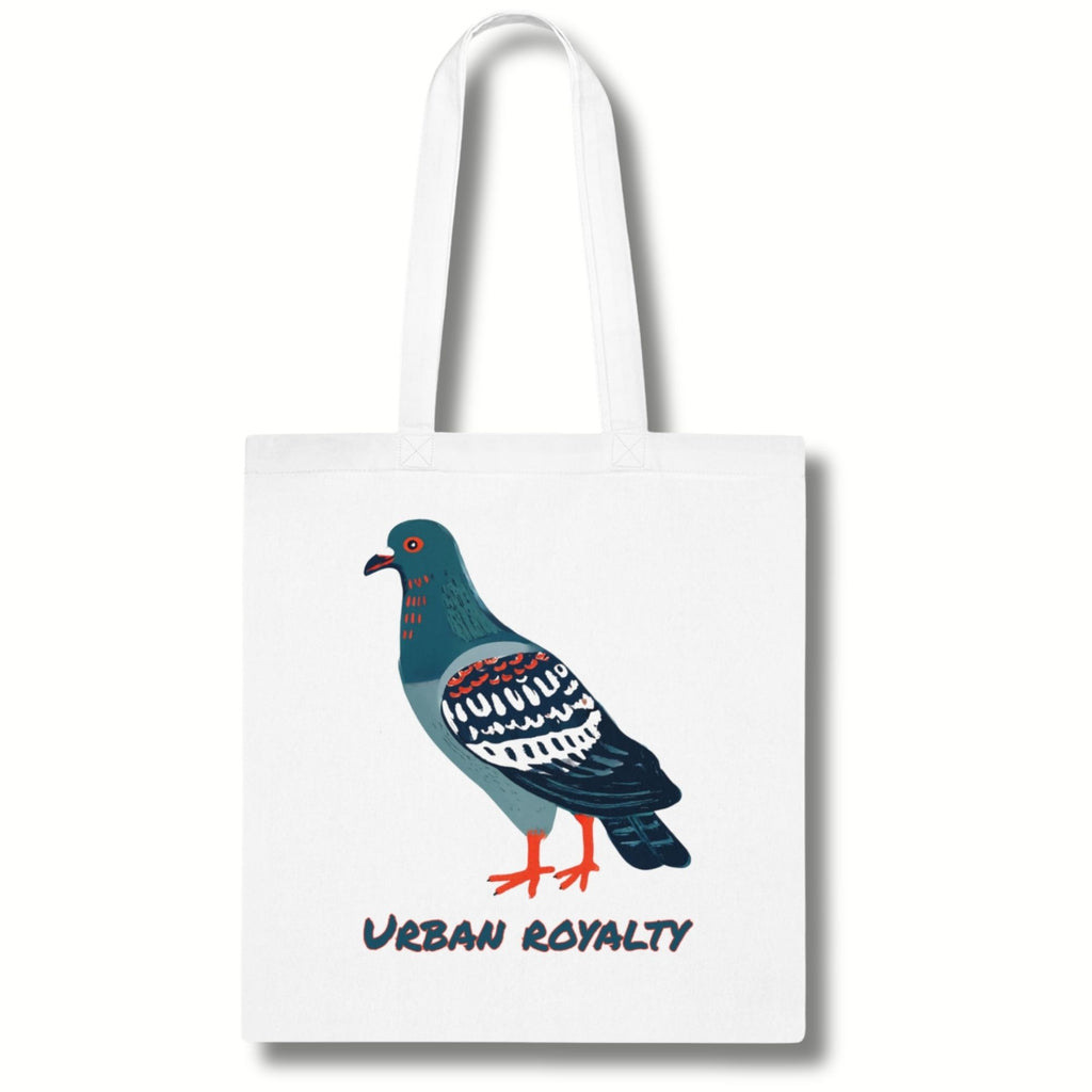 Urban Royalty Pigeon Cotton Tote Bag