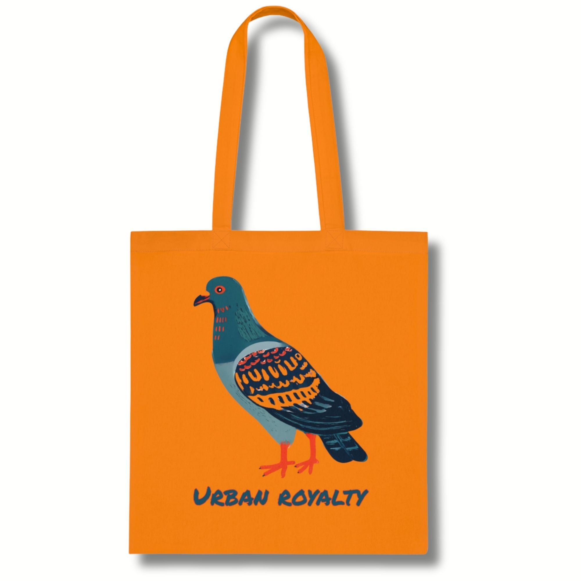 Urban Royalty Pigeon Cotton Tote Bag