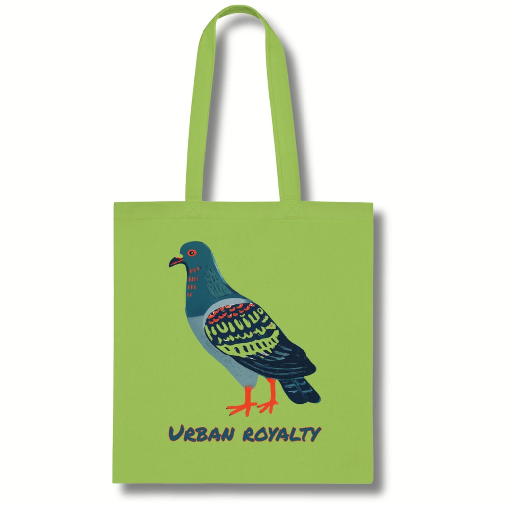 Urban Royalty Pigeon Cotton Tote Bag