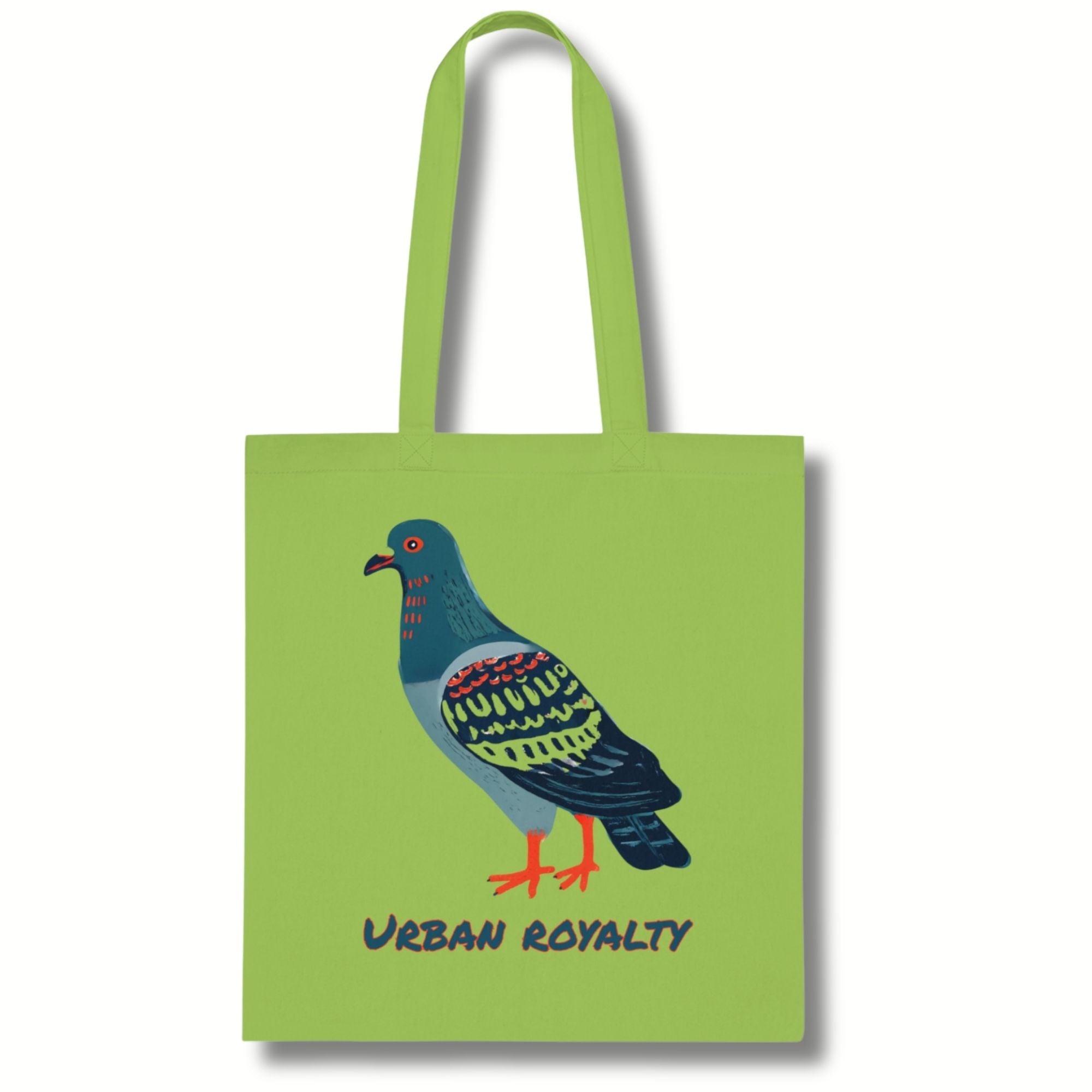 Urban Royalty Pigeon Cotton Tote Bag