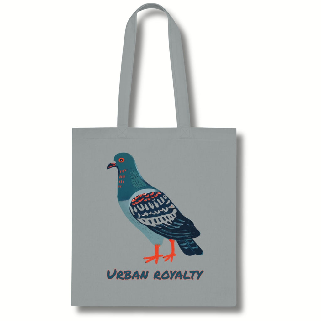 Urban Royalty Pigeon Cotton Tote Bag