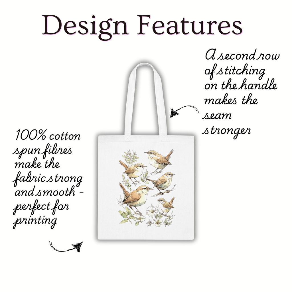 Wren Cotton Tote Bag