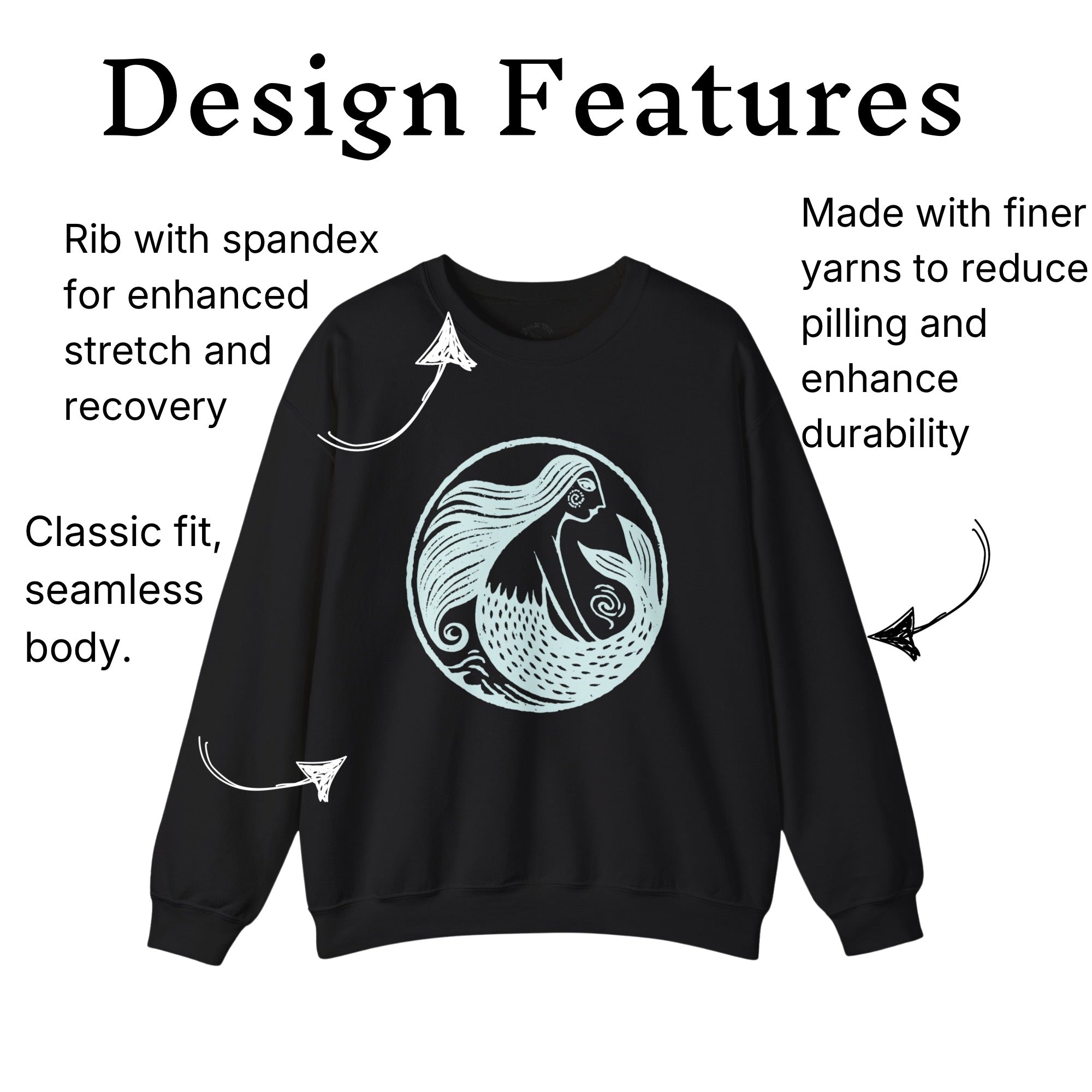 Lino Mermaid Sweatshirt