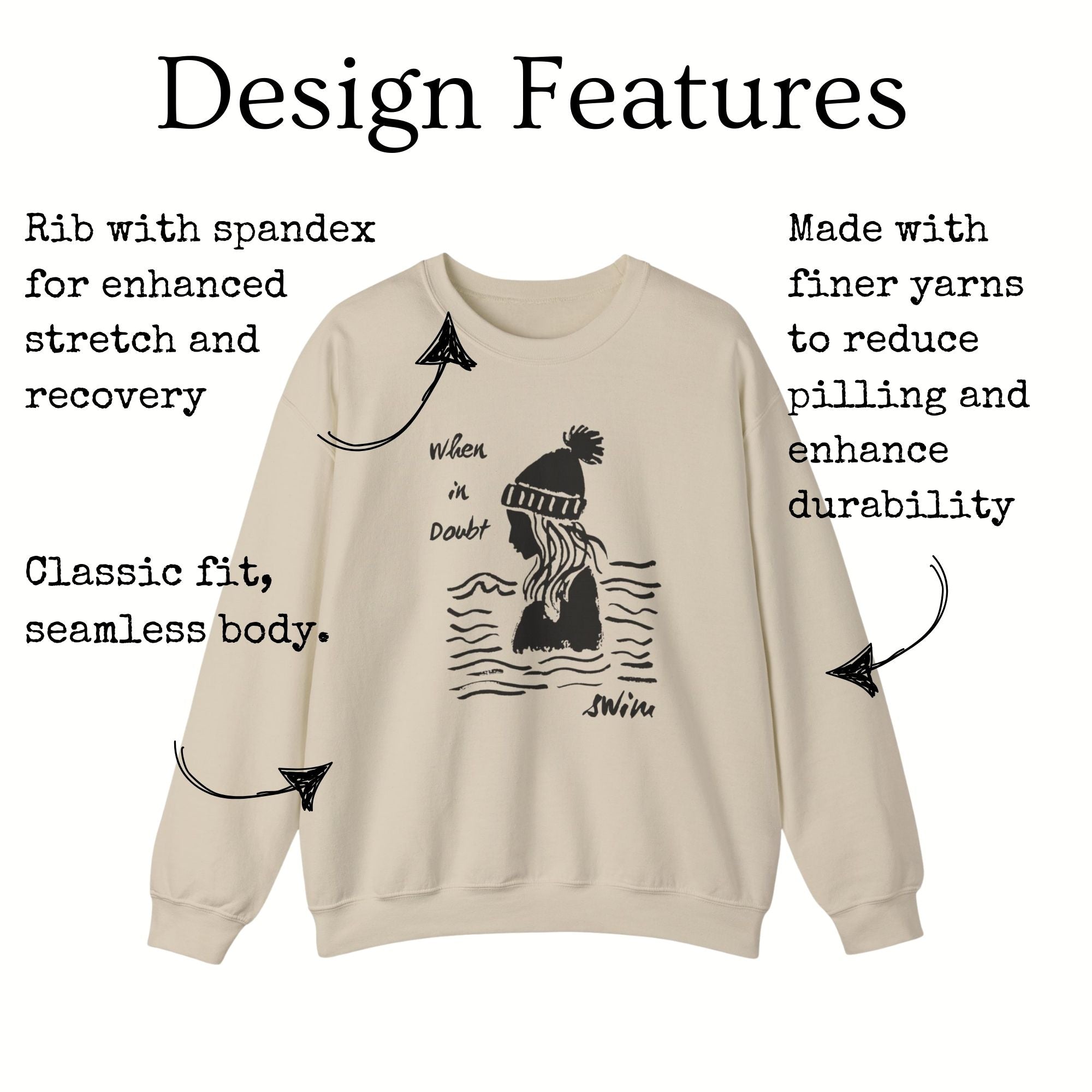 Morning Wild Swim Sweatshirt