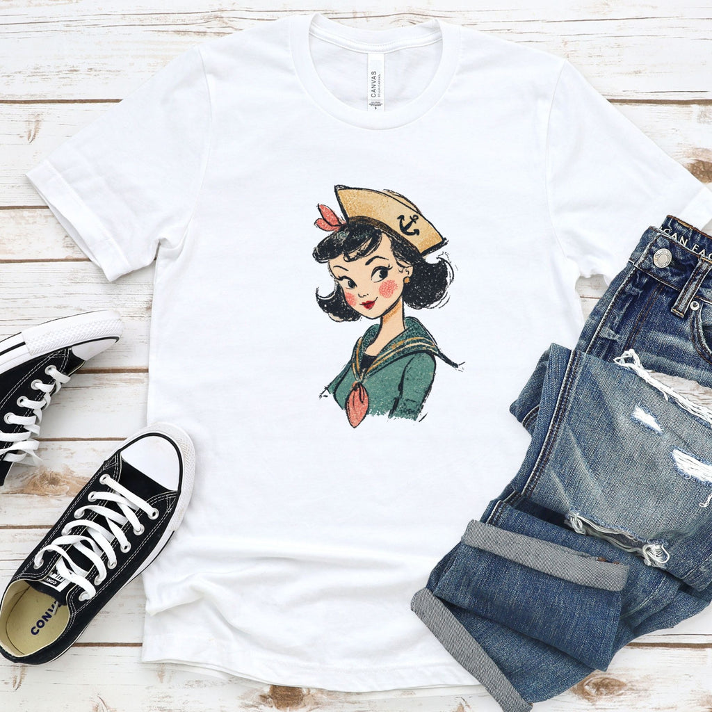Vintage Sailor Girl Tee