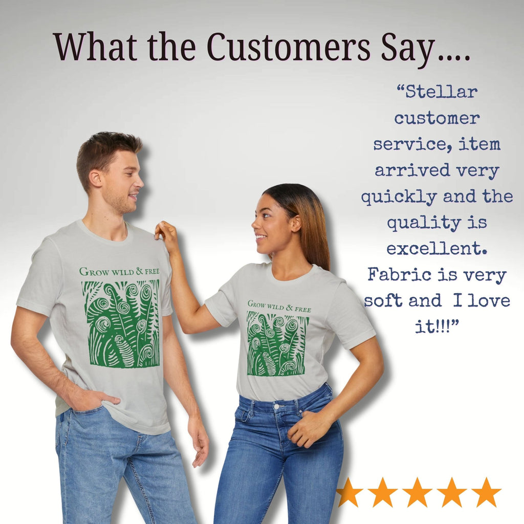 ‘Grow Wild and Free’ Fern Tee