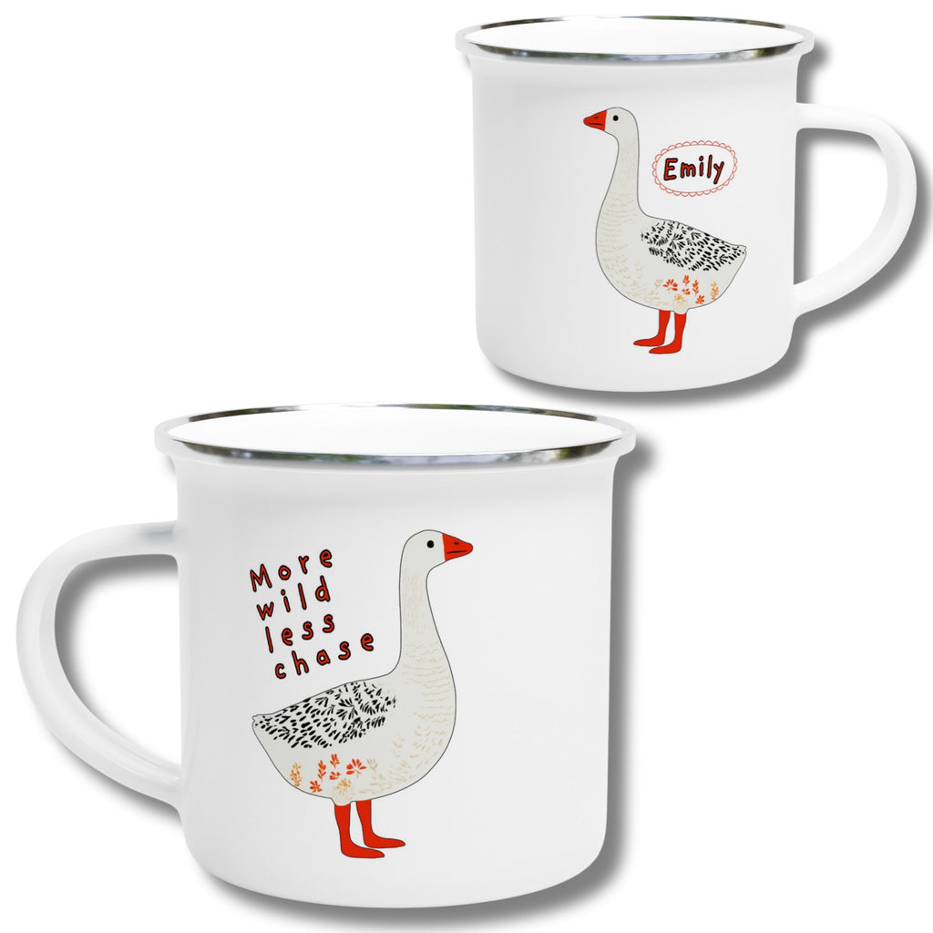 Custom Wild Goose Enamel Mug