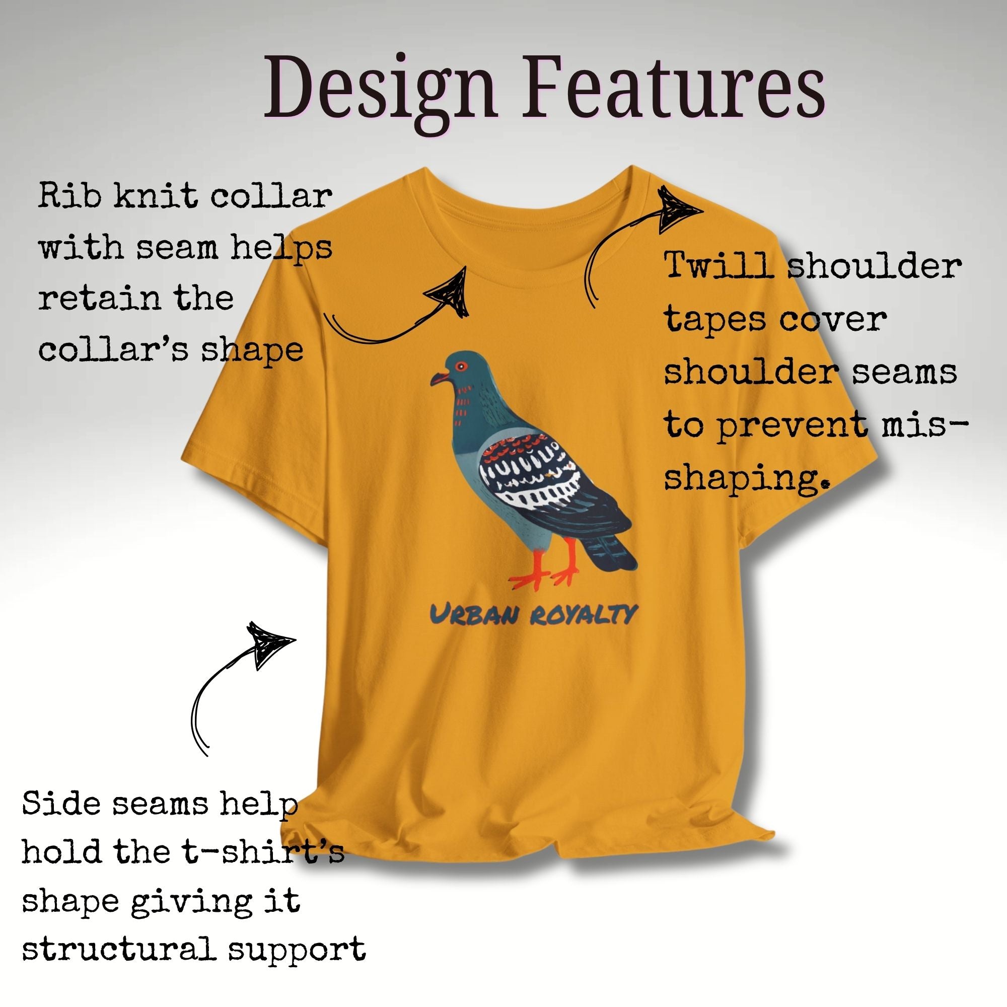 ‘Urban Royalty’ Pigeon Tee