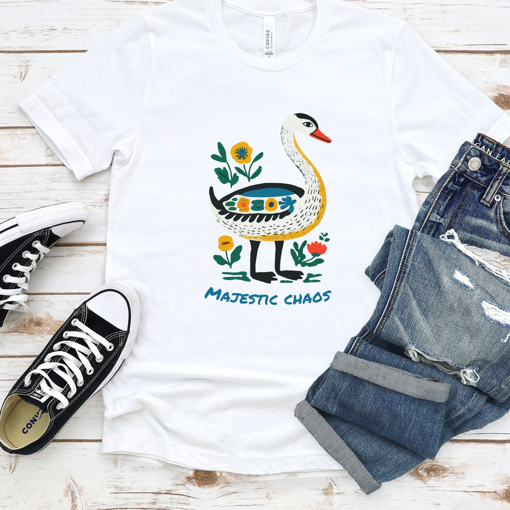 ‘Majestic Chaos’ Swan Tee