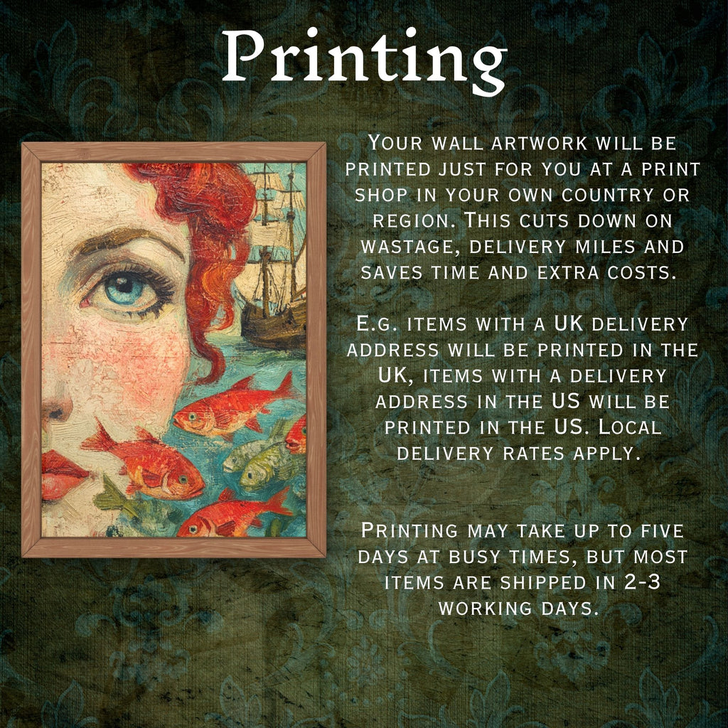 The Siren’s Gaze Mermaid Print