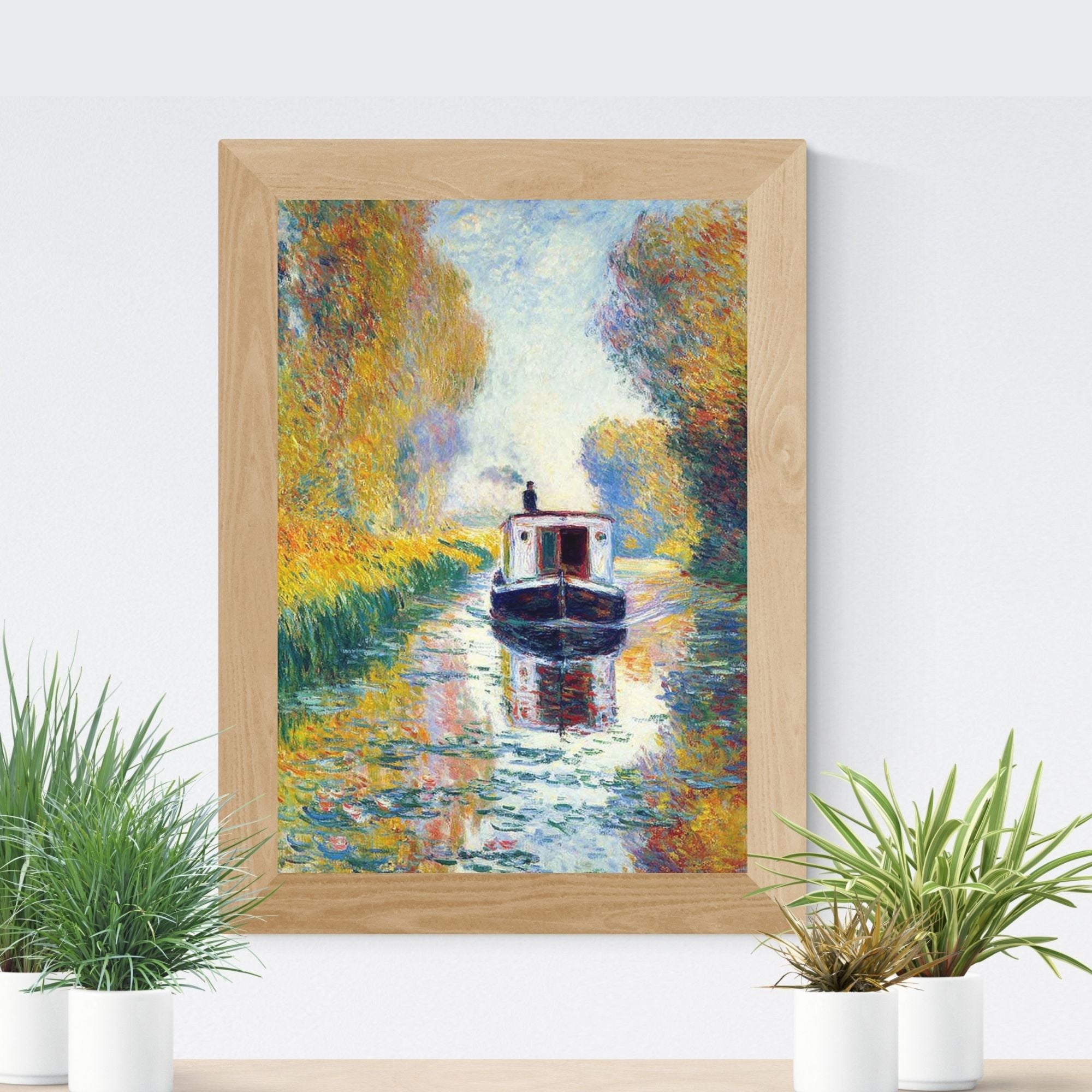 Impressionist Narrowboat Wall Art