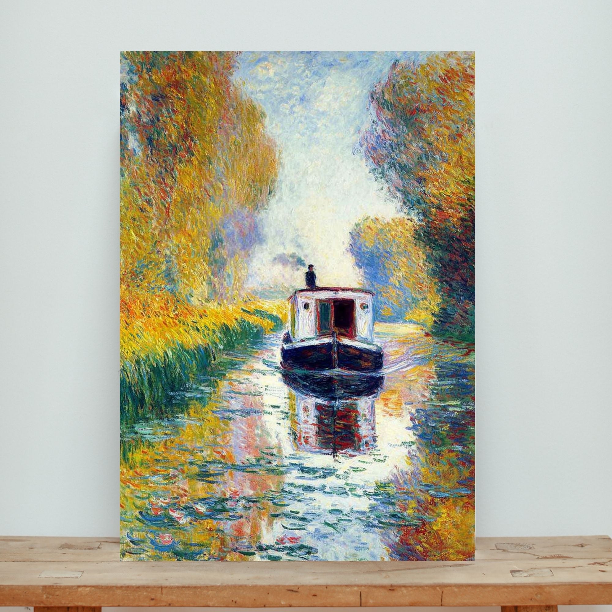 Impressionist Narrowboat Wall Art