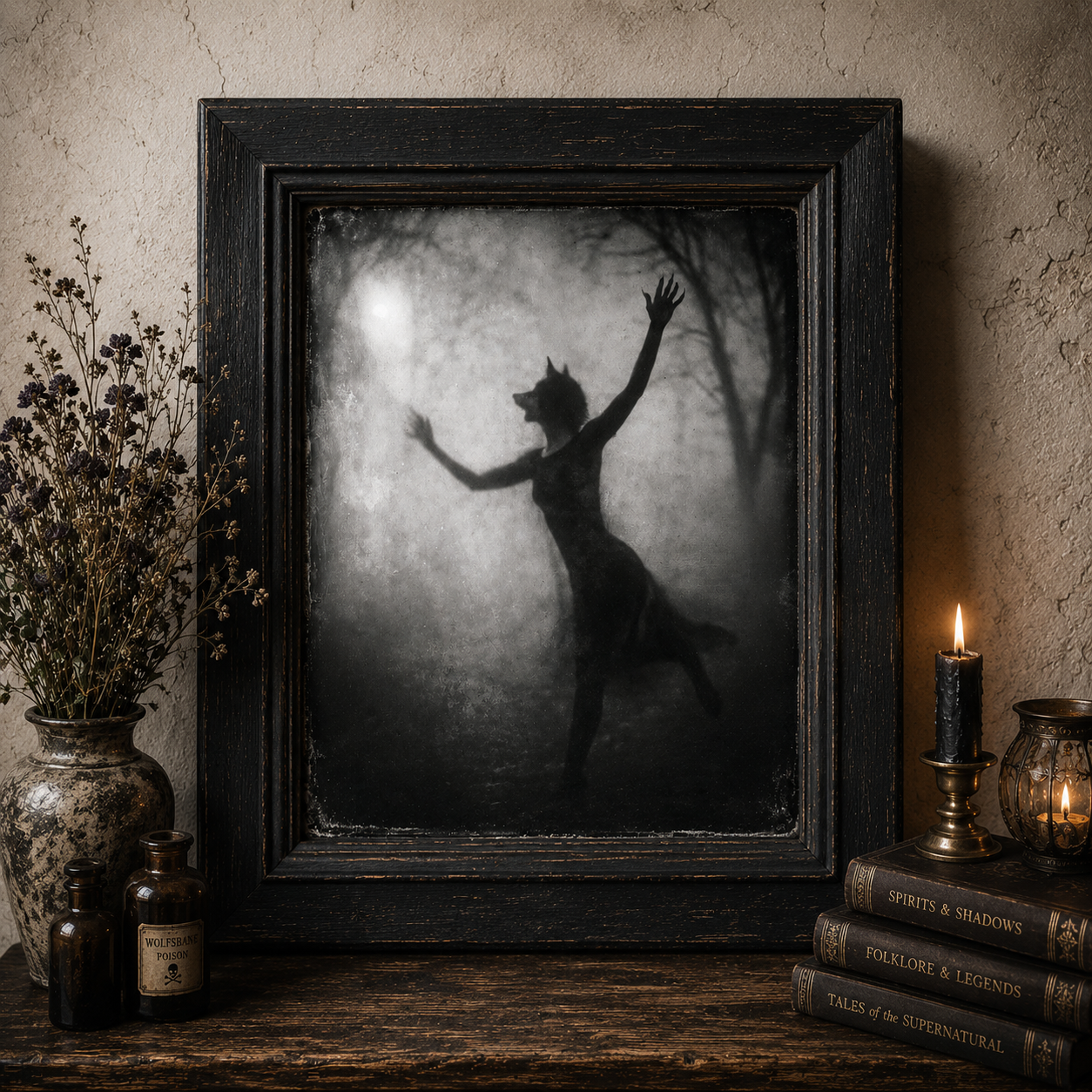 Forest She Wolf Print