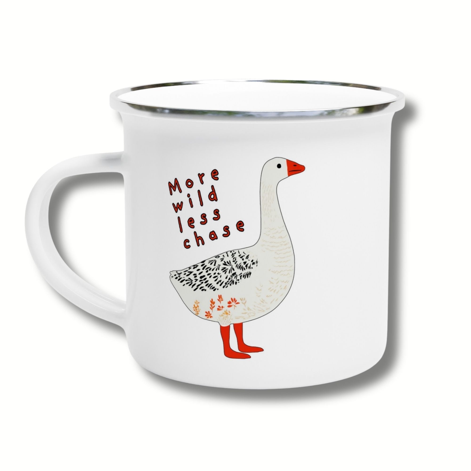 Custom Wild Goose Enamel Mug