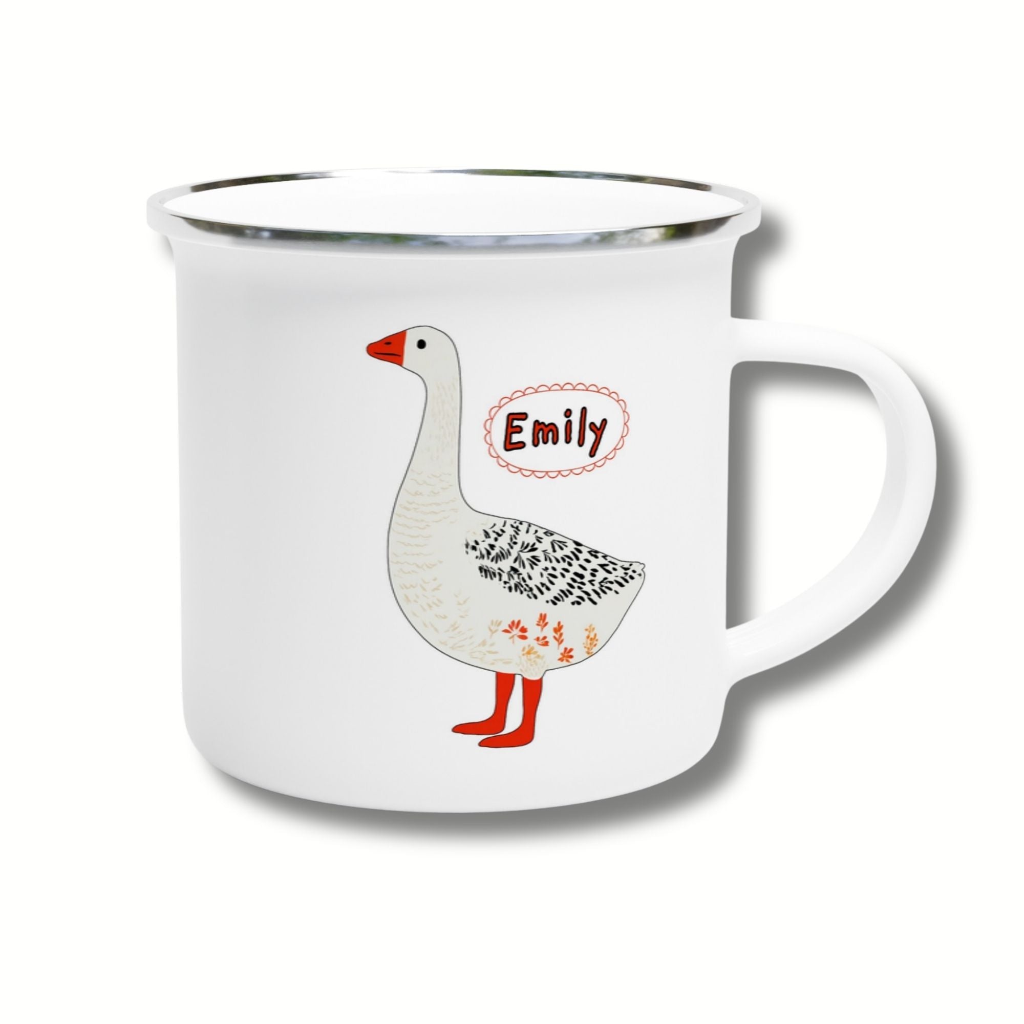 Custom Wild Goose Enamel Mug
