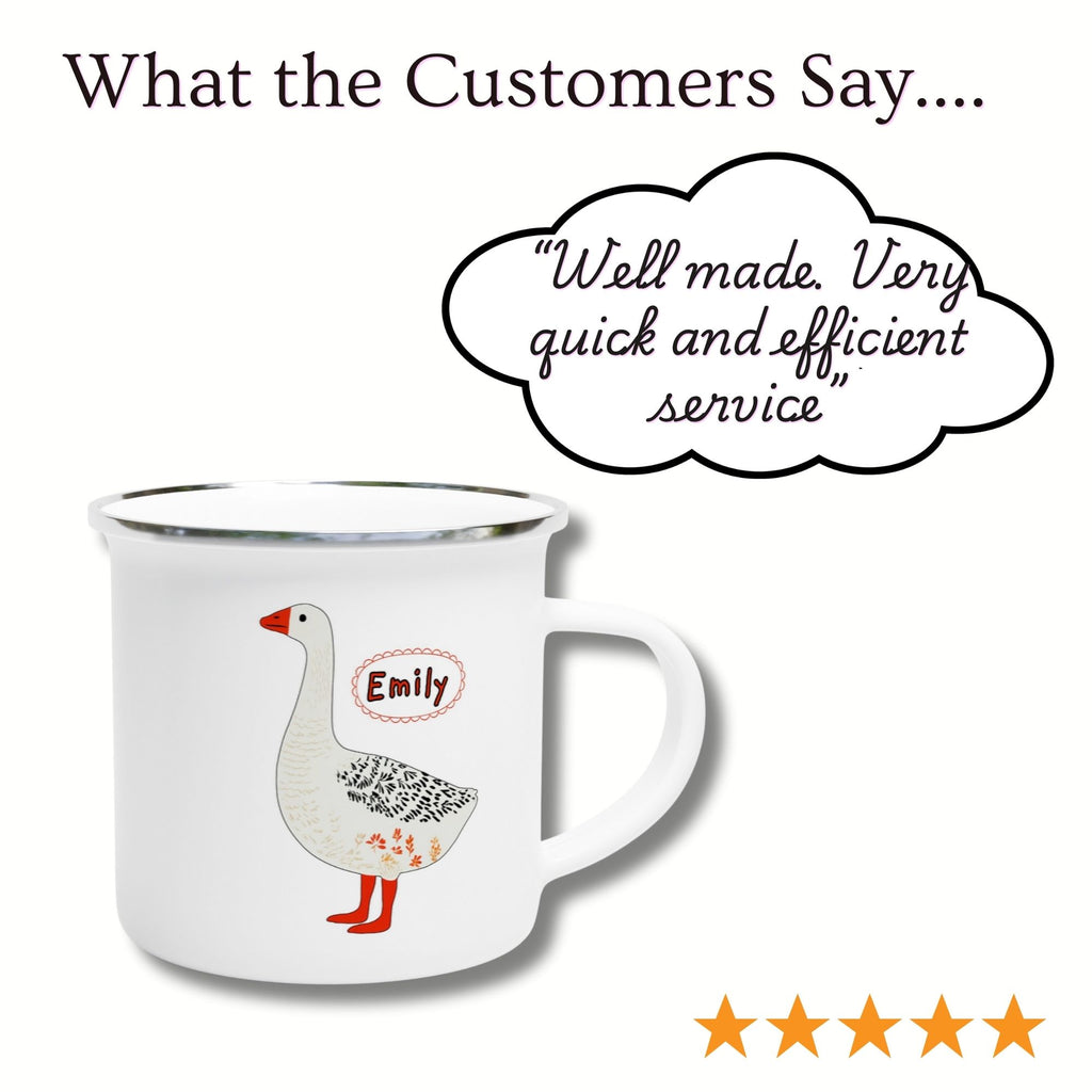 Custom Wild Goose Enamel Mug