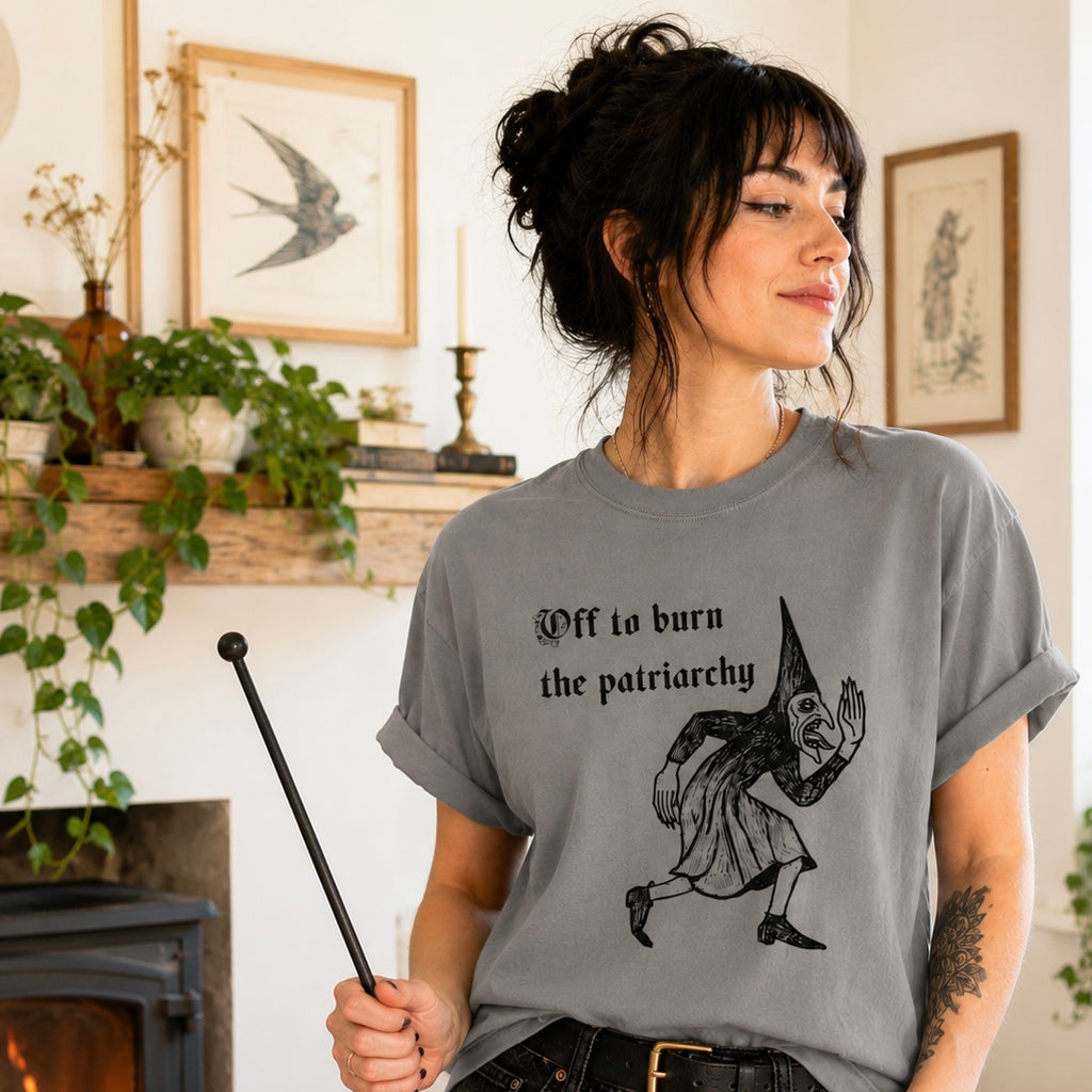 Off to Burn the Patriarchy Tee